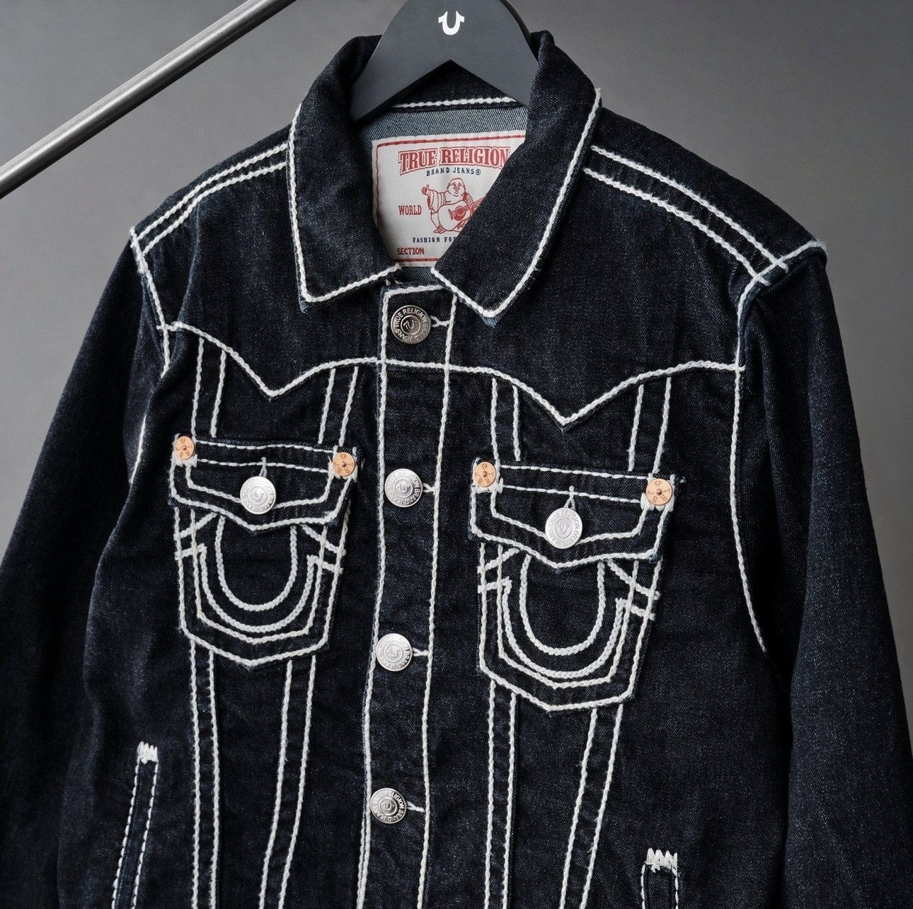 True Religion True Religion Rope Stitch Jimmy Denim Jacket | Grailed