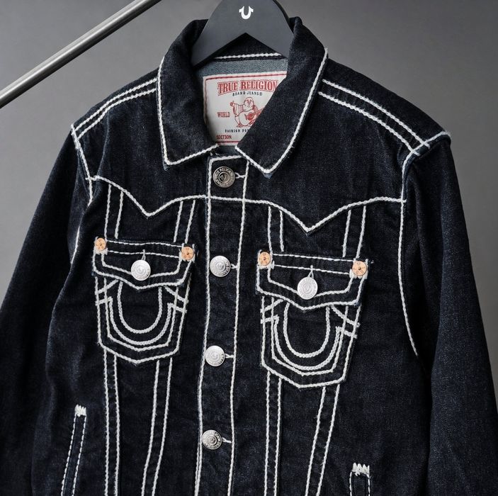True Religion True Religion Rope Stitch Jimmy Denim Jacket Grailed
