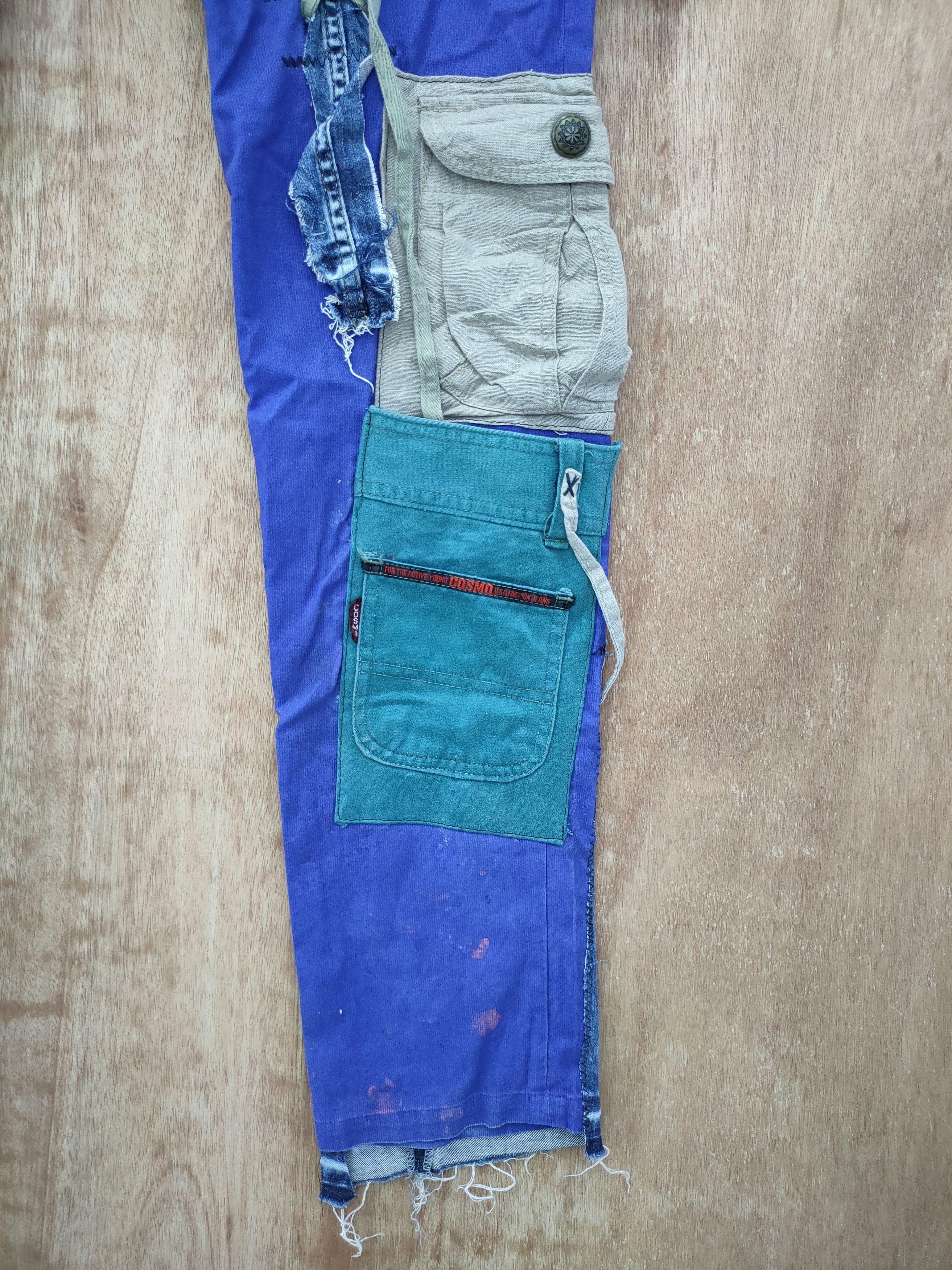 Japanese Brand TK Shop Custom reworked cargo reconstruct pants #46-026DLL Size US 31 - 2 Thumbnail