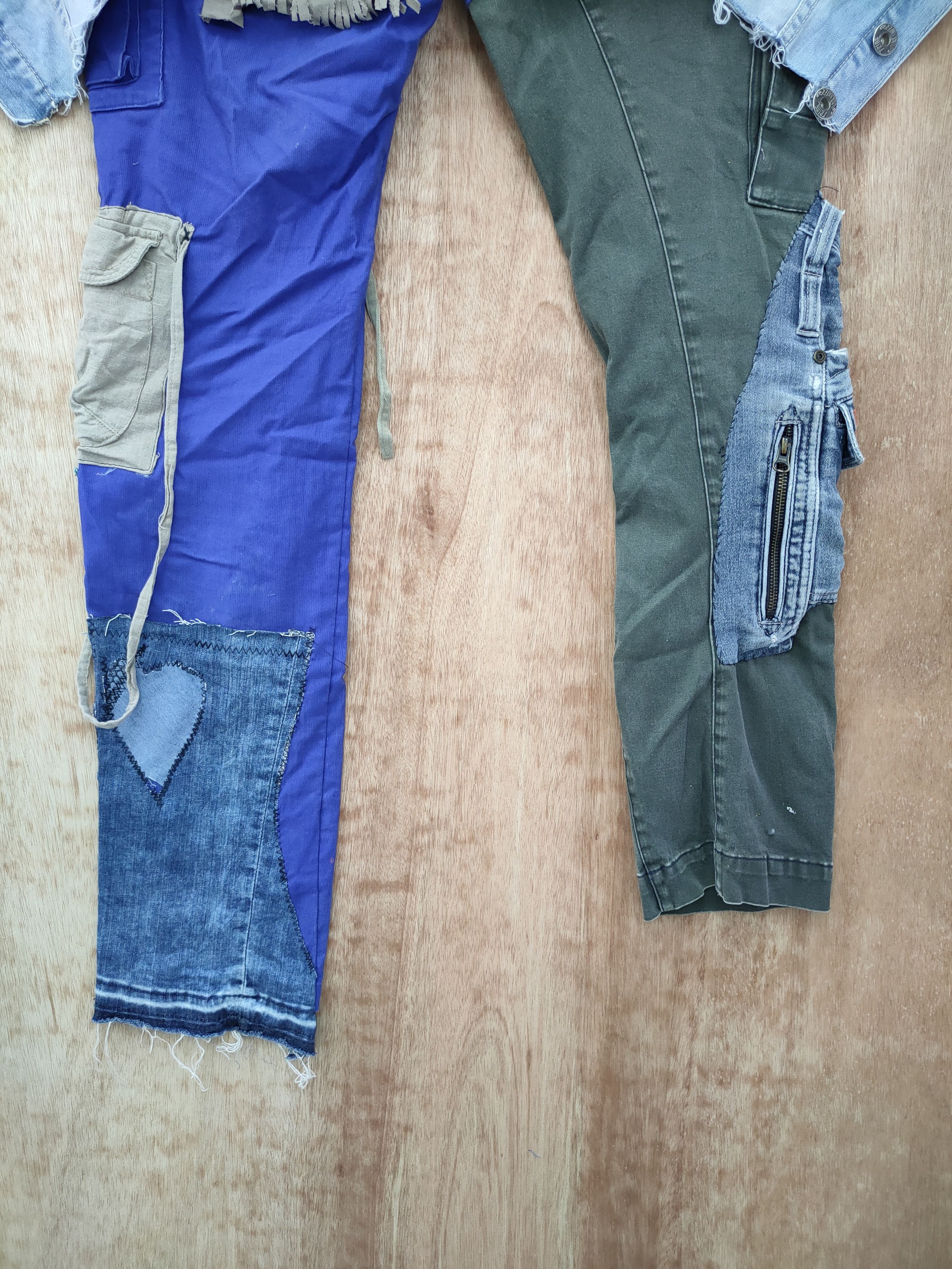 Japanese Brand TK Shop Custom reworked cargo reconstruct pants #46-026DLL Size US 31 - 8 Thumbnail