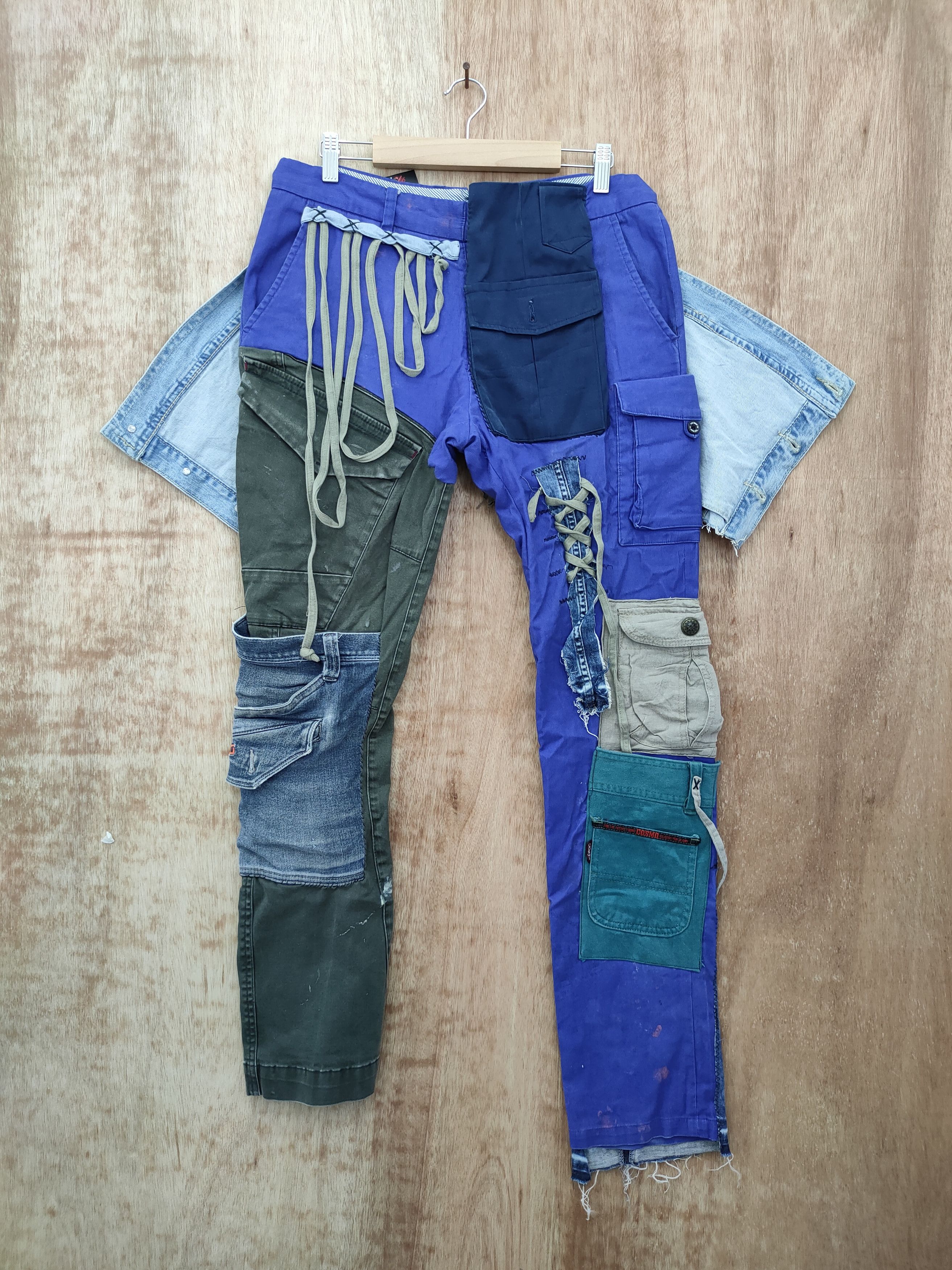 Japanese Brand TK Shop Custom reworked cargo reconstruct pants #46-026DLL Size US 31 - 1 Thumbnail