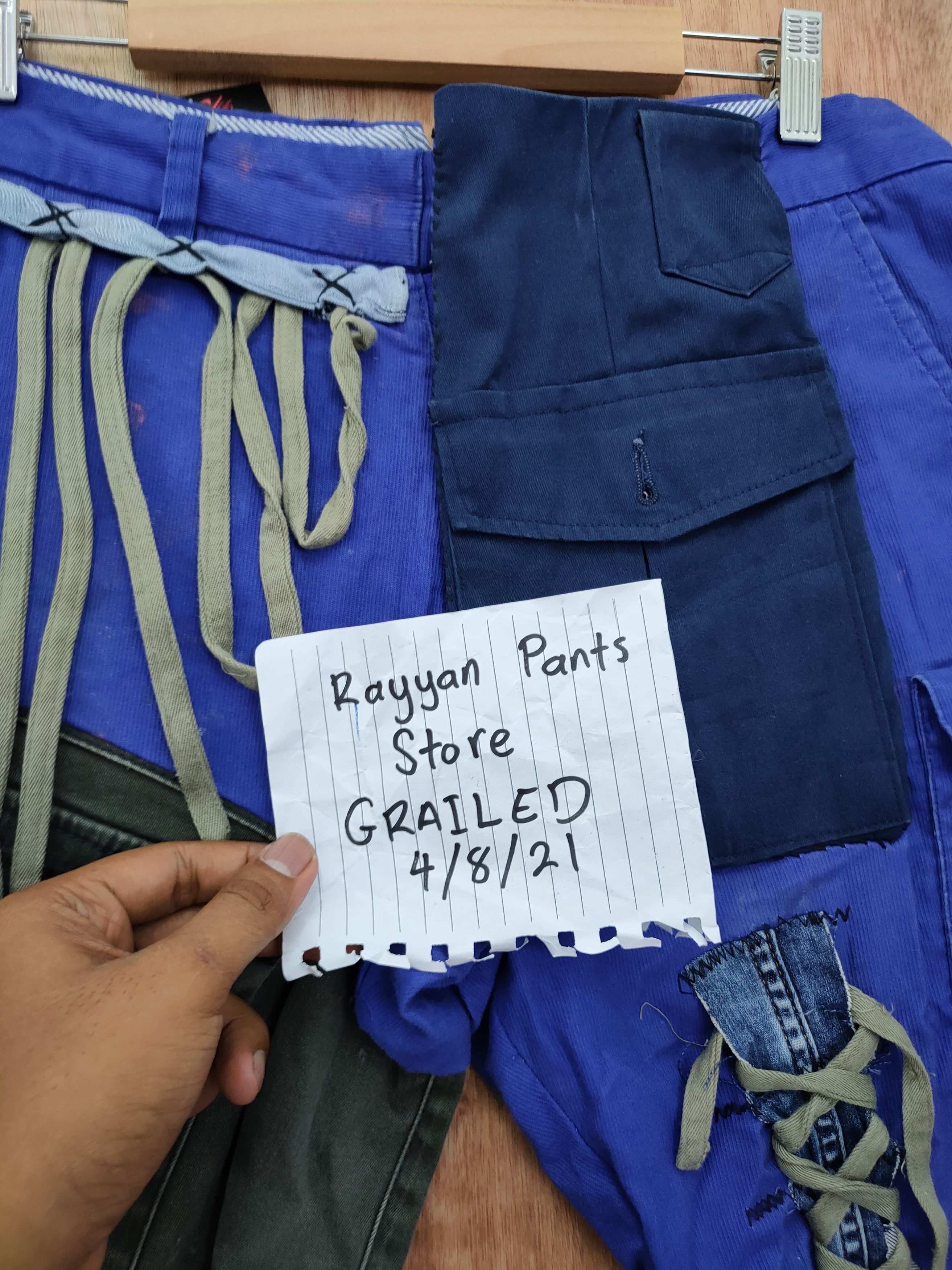 Japanese Brand TK Shop Custom reworked cargo reconstruct pants #46-026DLL Size US 31 - 6 Thumbnail