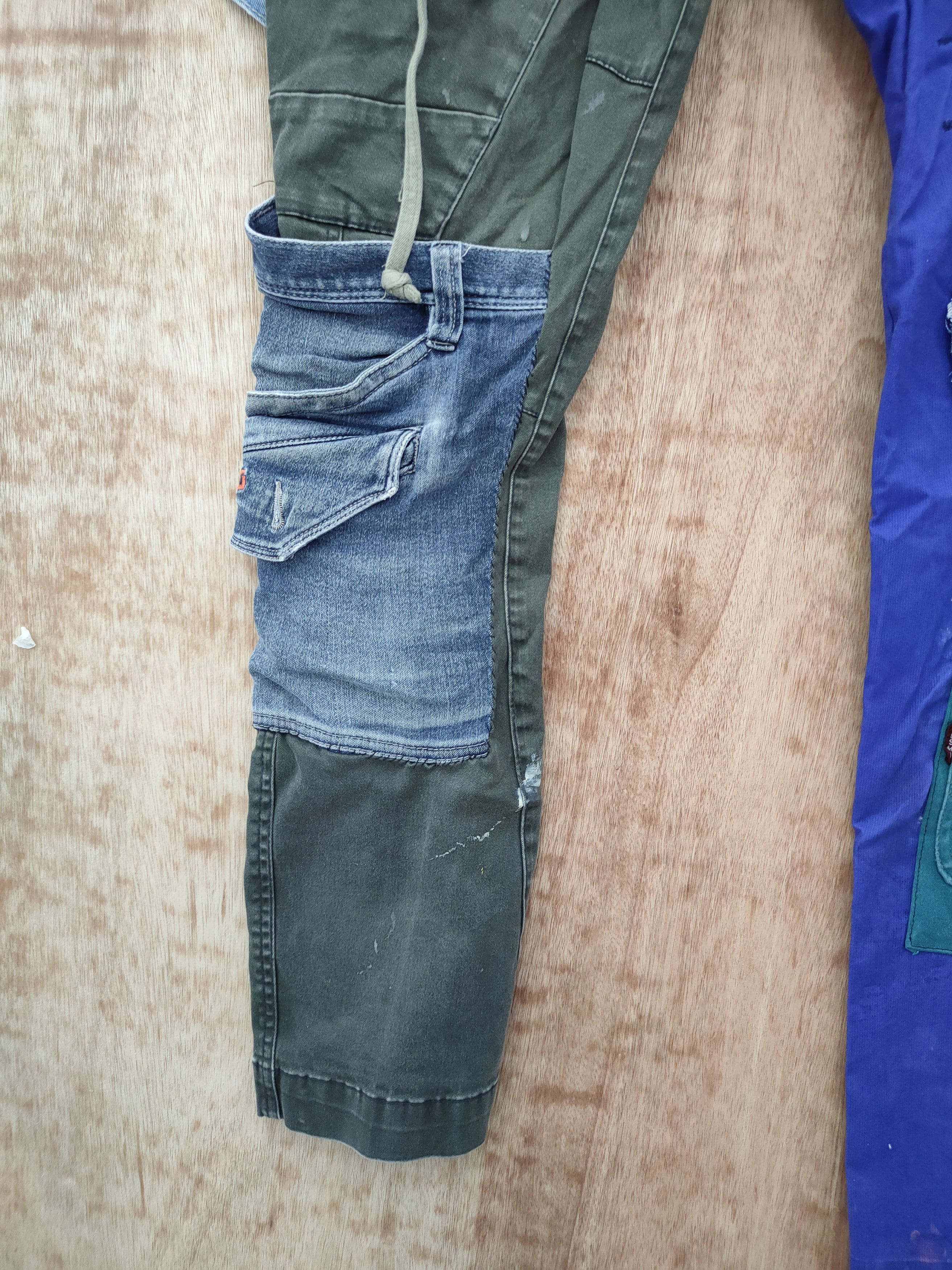 Japanese Brand TK Shop Custom reworked cargo reconstruct pants #46-026DLL Size US 31 - 3 Thumbnail