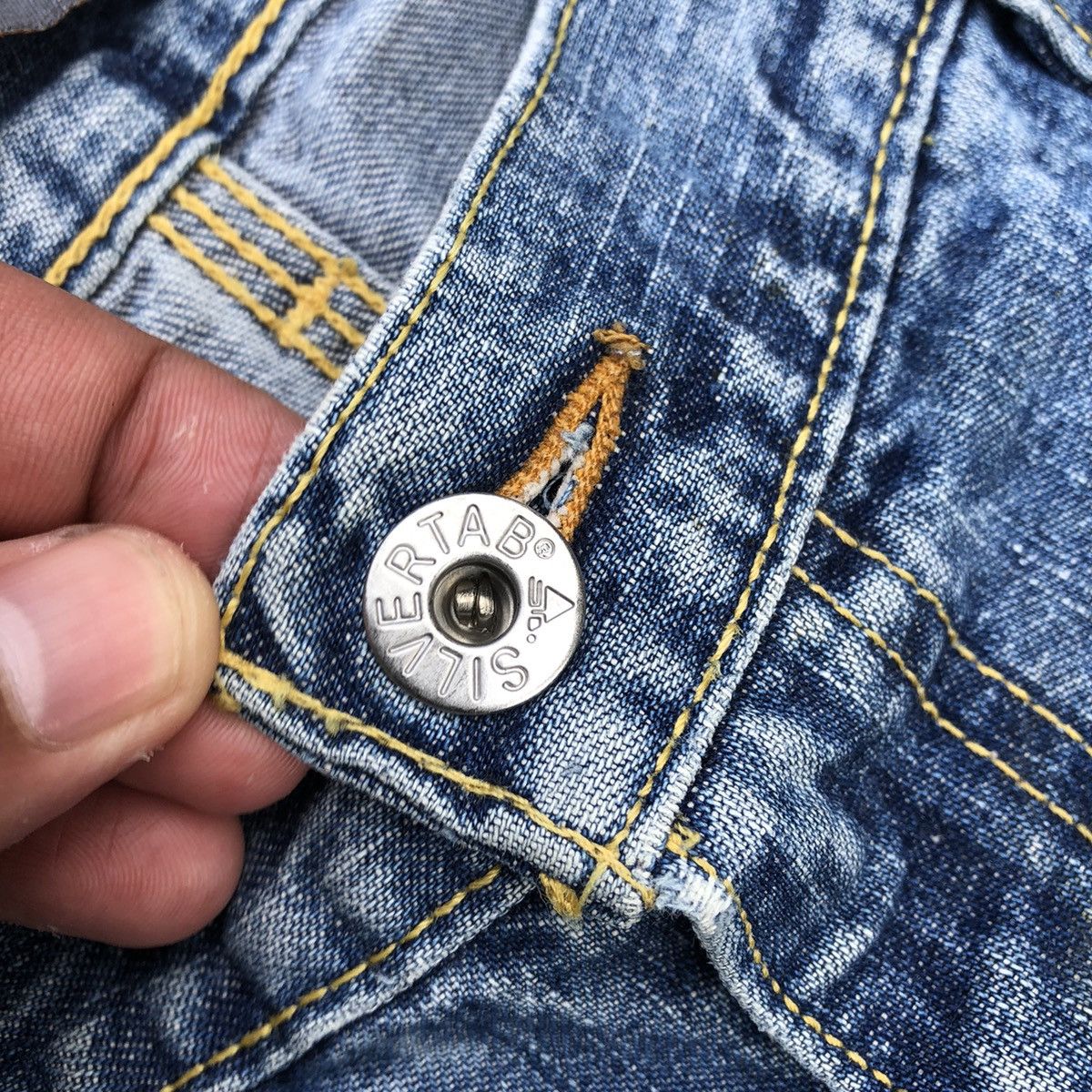 Levi's × Levi's Vintage Clothing 🔥Rare🔥Levis Silvertab Carpenter Distressed Denim Pants Size US 34 / EU 50 - 11 Thumbnail