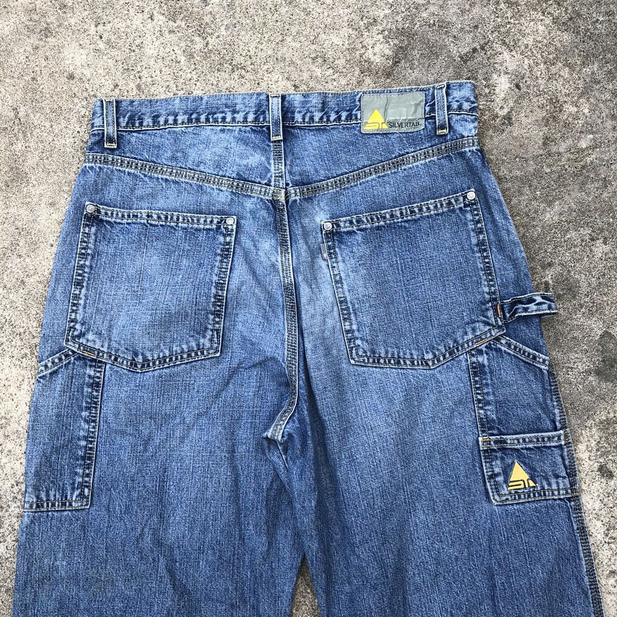 Levi's × Levi's Vintage Clothing 🔥Rare🔥Levis Silvertab Carpenter Distressed Denim Pants Size US 34 / EU 50 - 5 Thumbnail