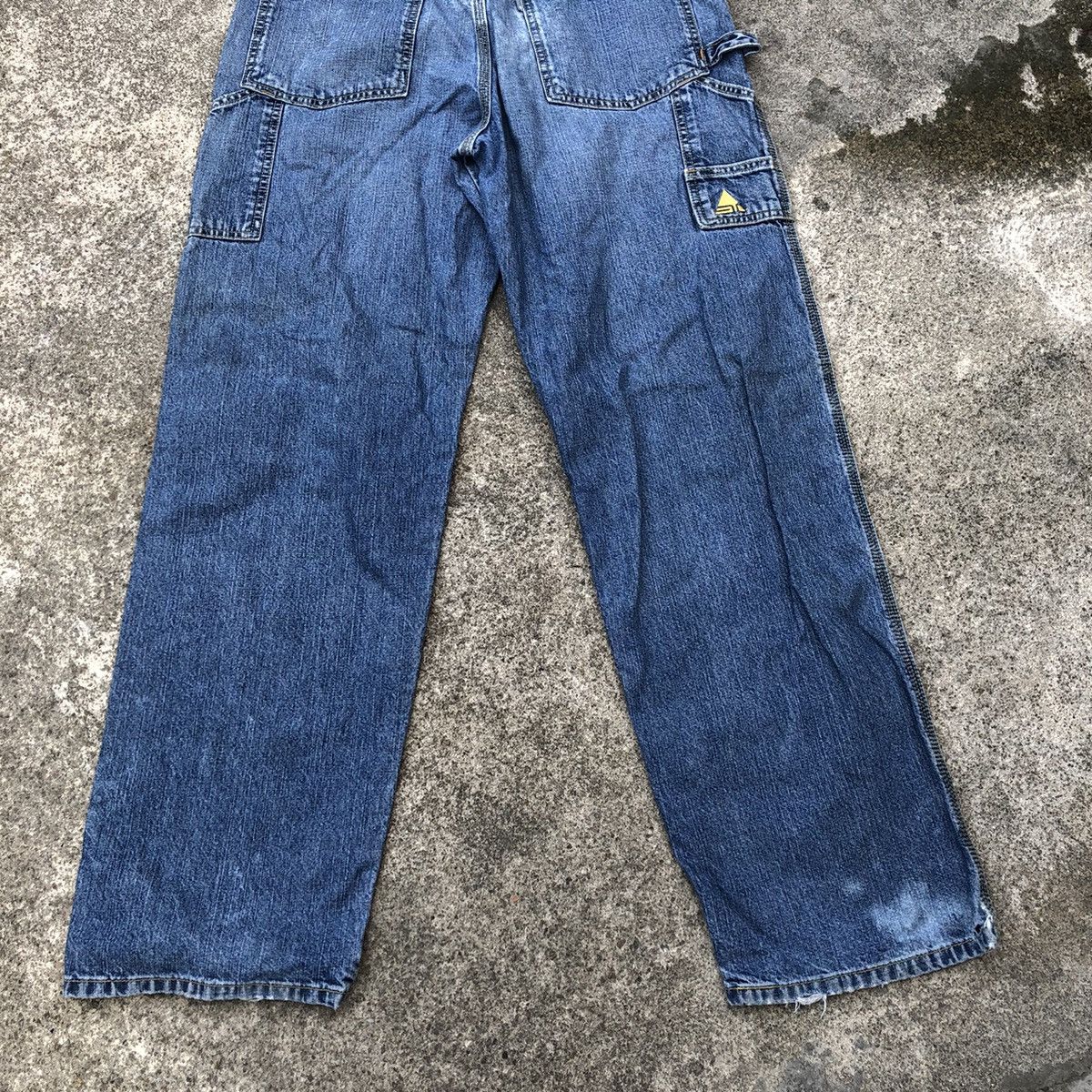 Levi's × Levi's Vintage Clothing 🔥Rare🔥Levis Silvertab Carpenter Distressed Denim Pants Size US 34 / EU 50 - 6 Thumbnail