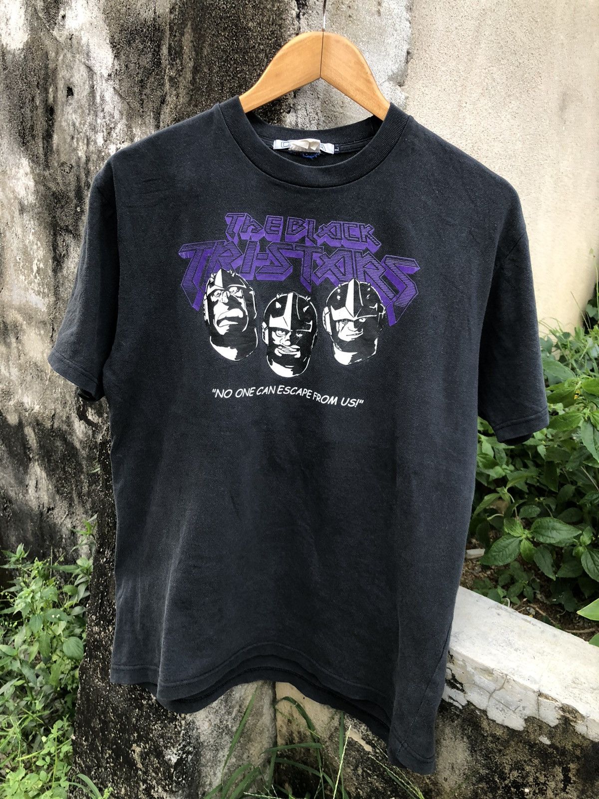 Anime × Cartoon Network × Japanese Brand Rare!! Vintage Gundam The Black Tri-Star Cospa Tshirt Size US L / EU 52-54 / 3 - 1 Thumbnail
