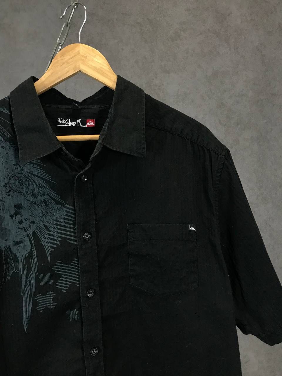 Quiksilver Quiksilver vintage streetwear overprinted shirt Size US XL / EU 56 / 4 - 3 Thumbnail