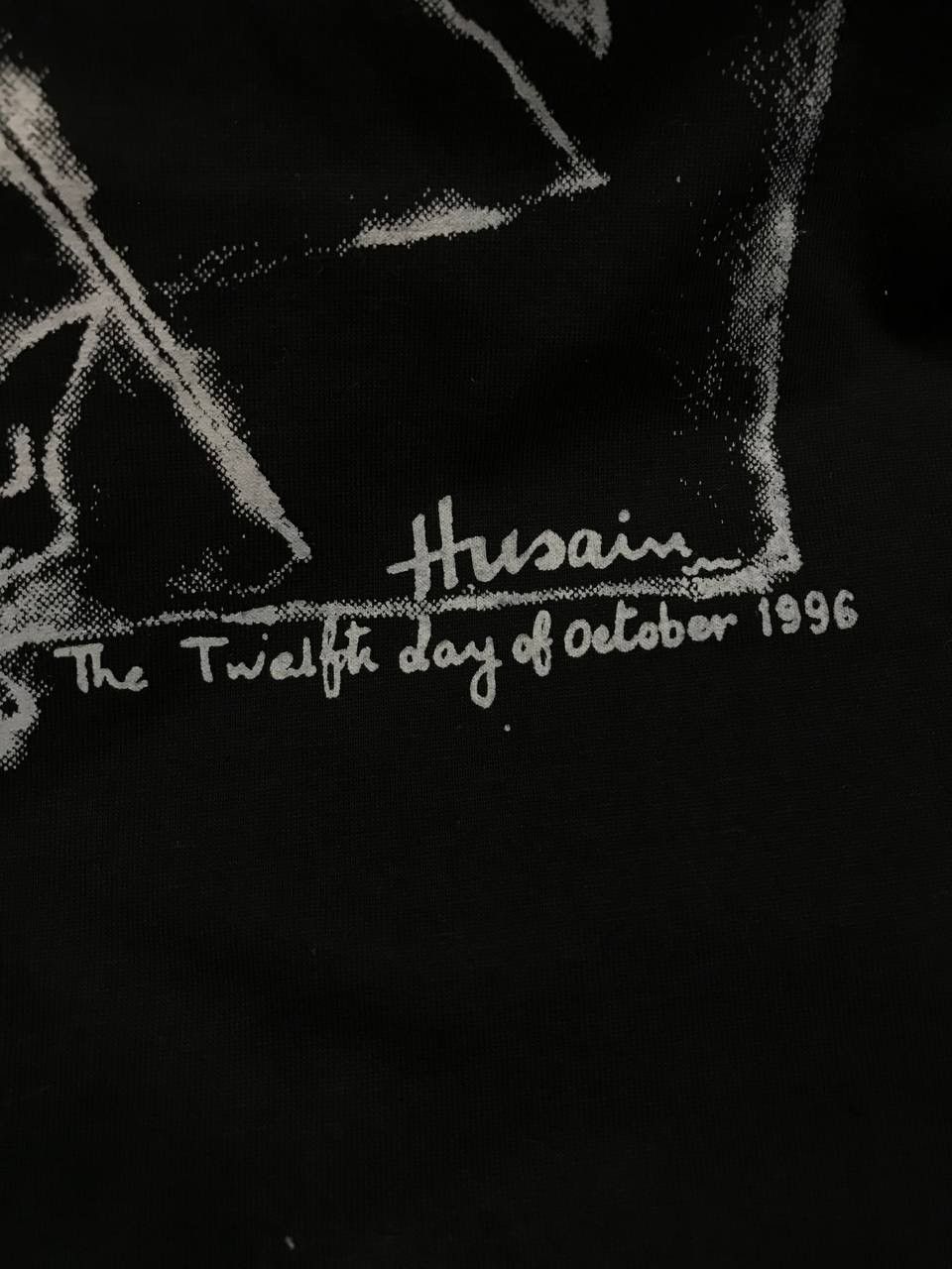 Other × Vintage Husain The Twelfth day of October 1996 art vintage tee Size US S / EU 44-46 / 1 - 3 Thumbnail