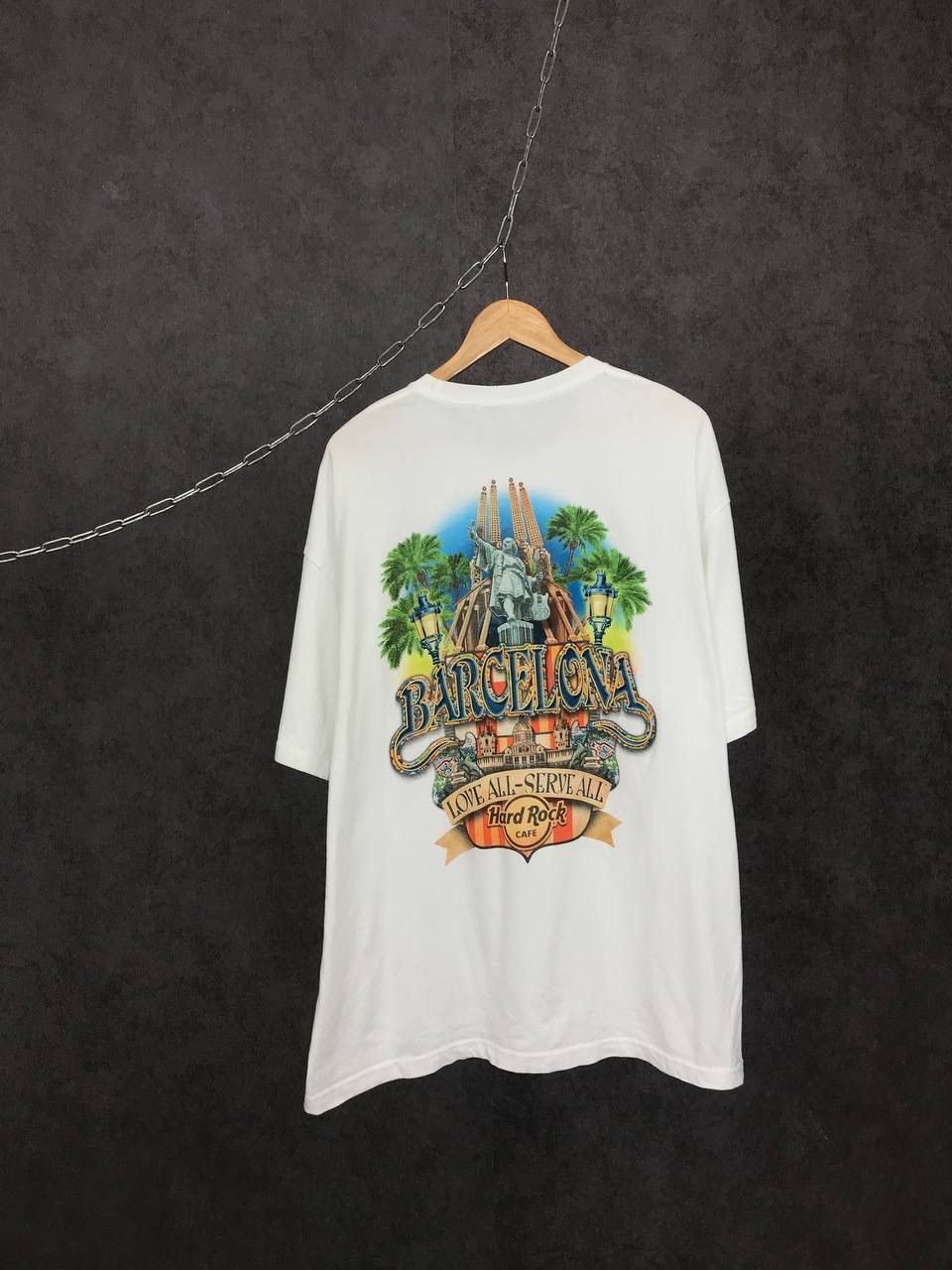 Hard Rock Cafe × Other Hard Rock Cafe Barcelona other overprinted streetwear tee Size US XXL / EU 58 / 5 - 1 Thumbnail