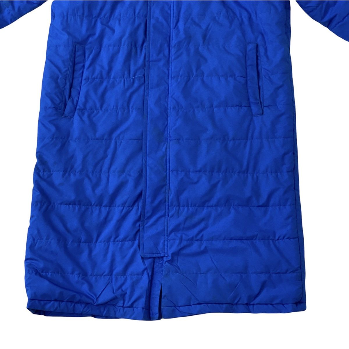 Adidas Adidas 3 Stripes Blue Padded Long Jacket Size US M / EU 48-50 / 2 - 5 Thumbnail