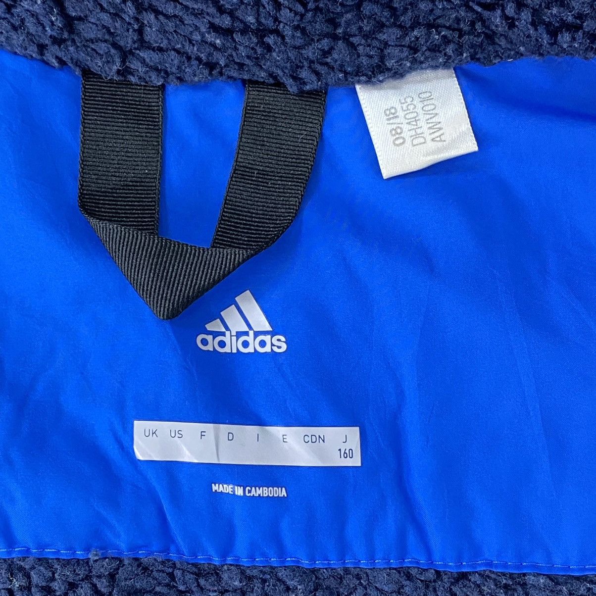 Adidas Adidas 3 Stripes Blue Padded Long Jacket Size US M / EU 48-50 / 2 - 13 Thumbnail