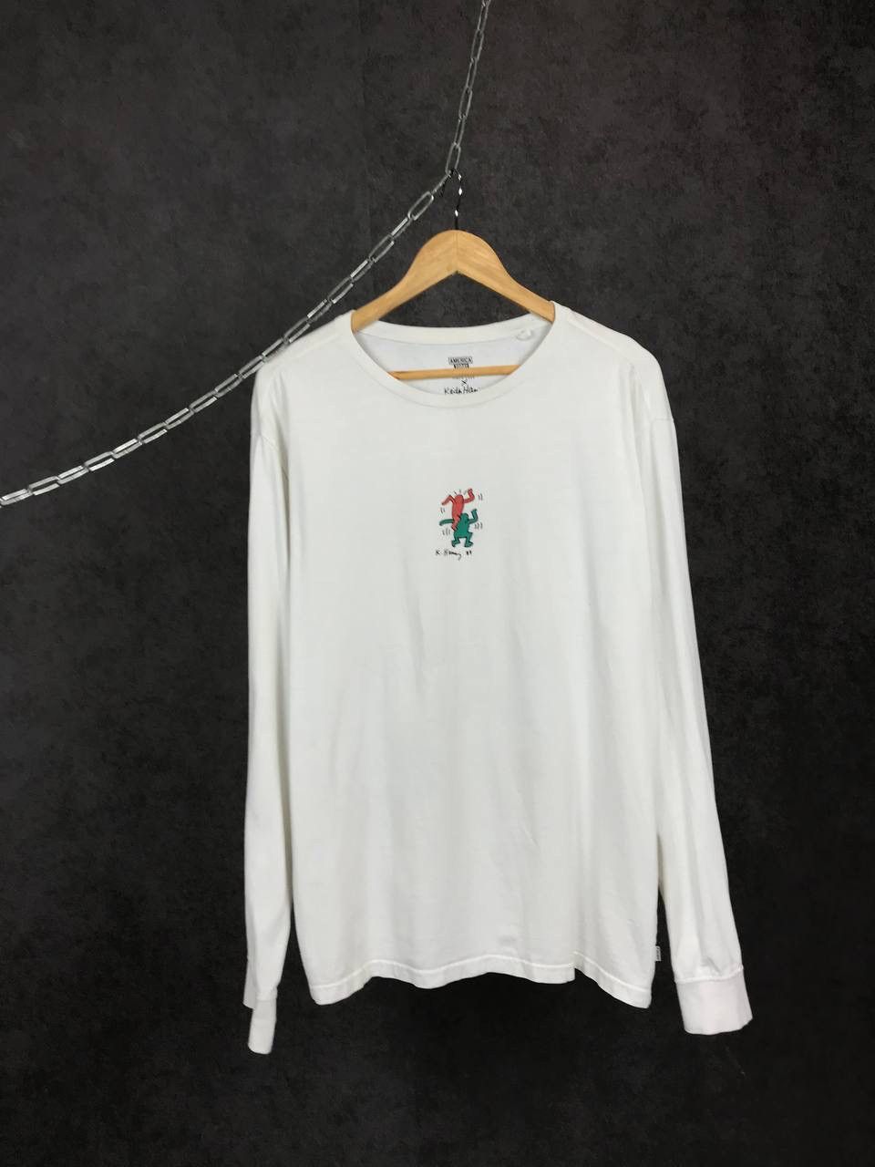 Keith Haring Keith Haring designer center logo longsleeve Size US XL / EU 56 / 4 - 1 Thumbnail