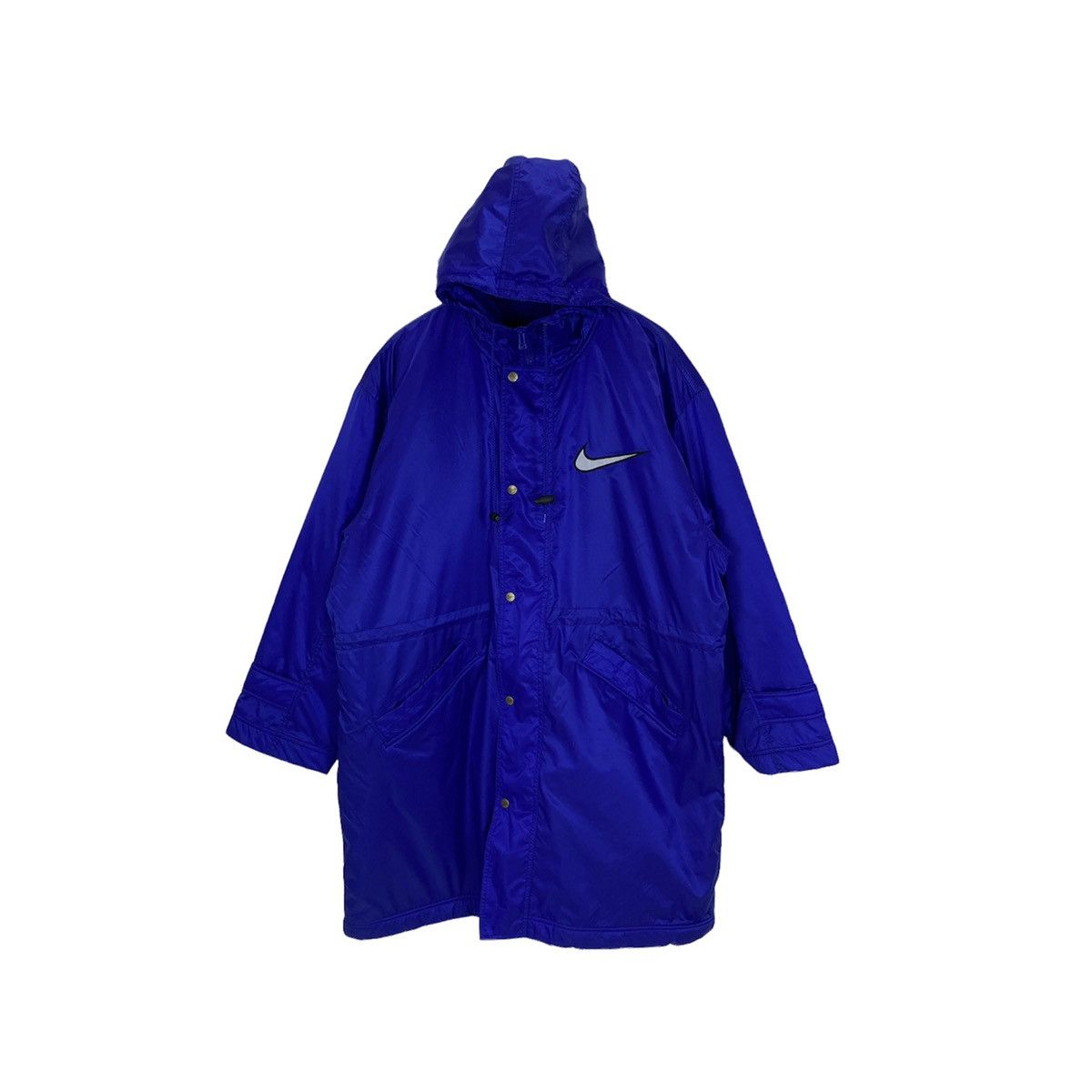 Nike Nike Long Sherpa Jacket Big Embroidered Swoosh Size US L / EU 52-54 / 3 - 2 Thumbnail