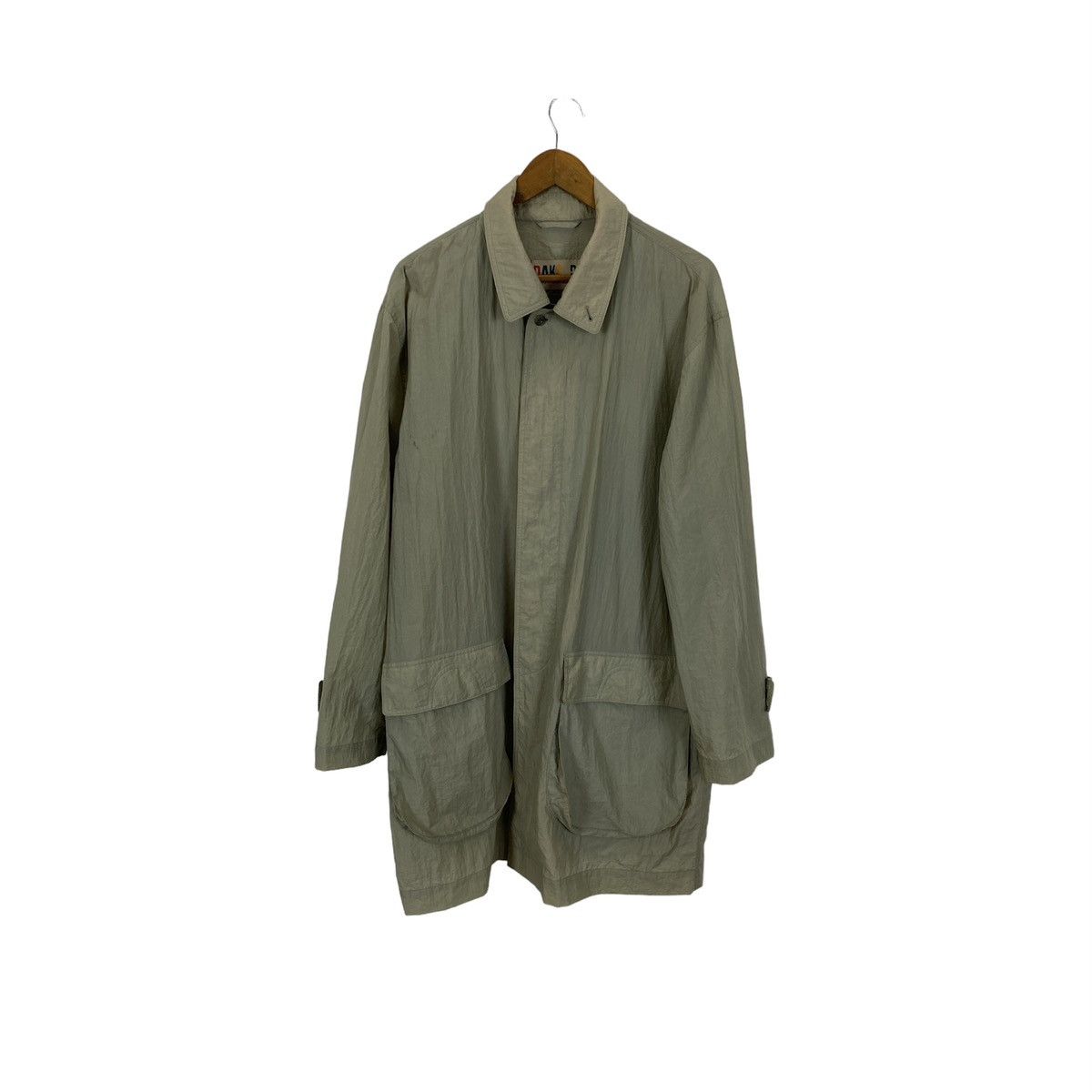 image of Daks London x Made In USA Vintage Daks 1897 Nylon Long Coat, Men's (Size Large)