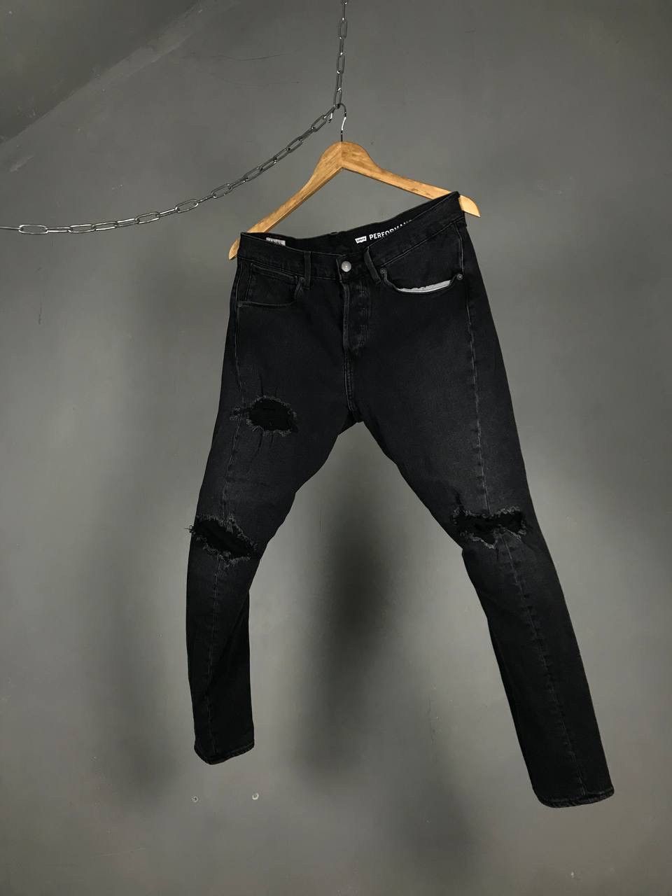 Levi's Levi’s Engineered Luxury streetwear distressed denim jeans Size US 32 / EU 48 - 1 Thumbnail