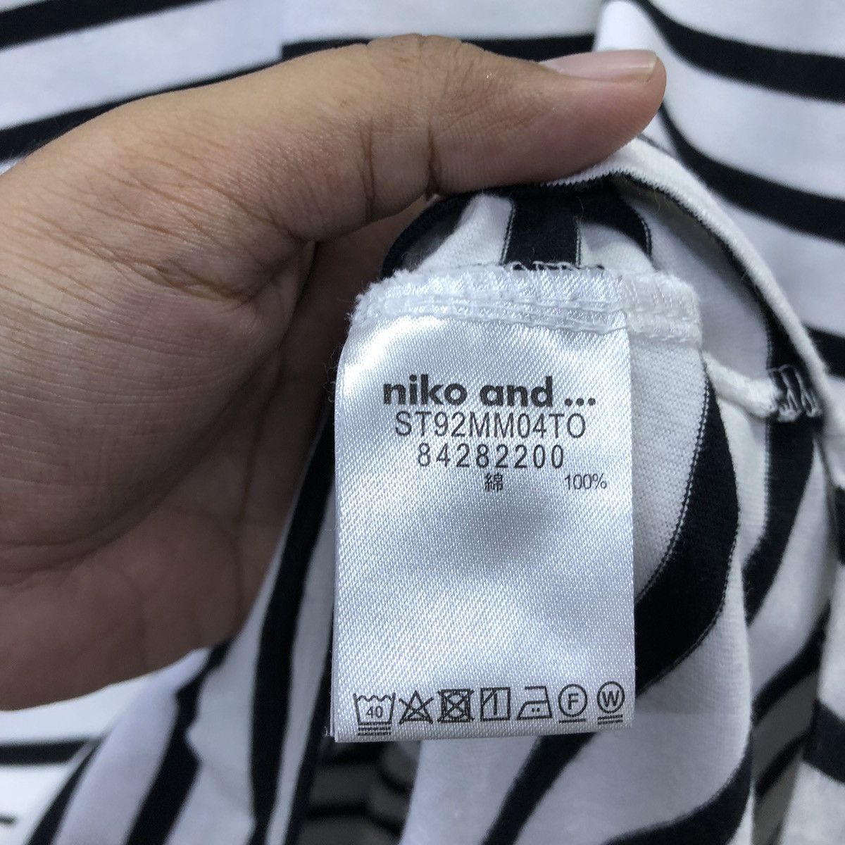 Japanese Brand Avant Garde!!! Niko And…Stripe Women Tshirt Size XL / US 12-14 / IT 48-50 - 9 Thumbnail