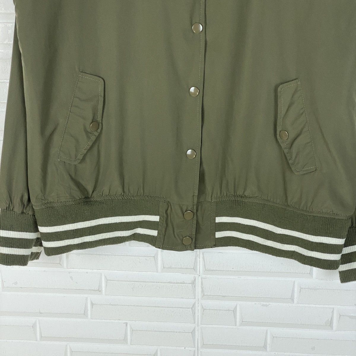 Olive 🔥LASTDROP🔥Japanese Reversible Varsity Embroidered M Jacket Size XXL / US 16-18 / IT 52-54 - 17 Thumbnail