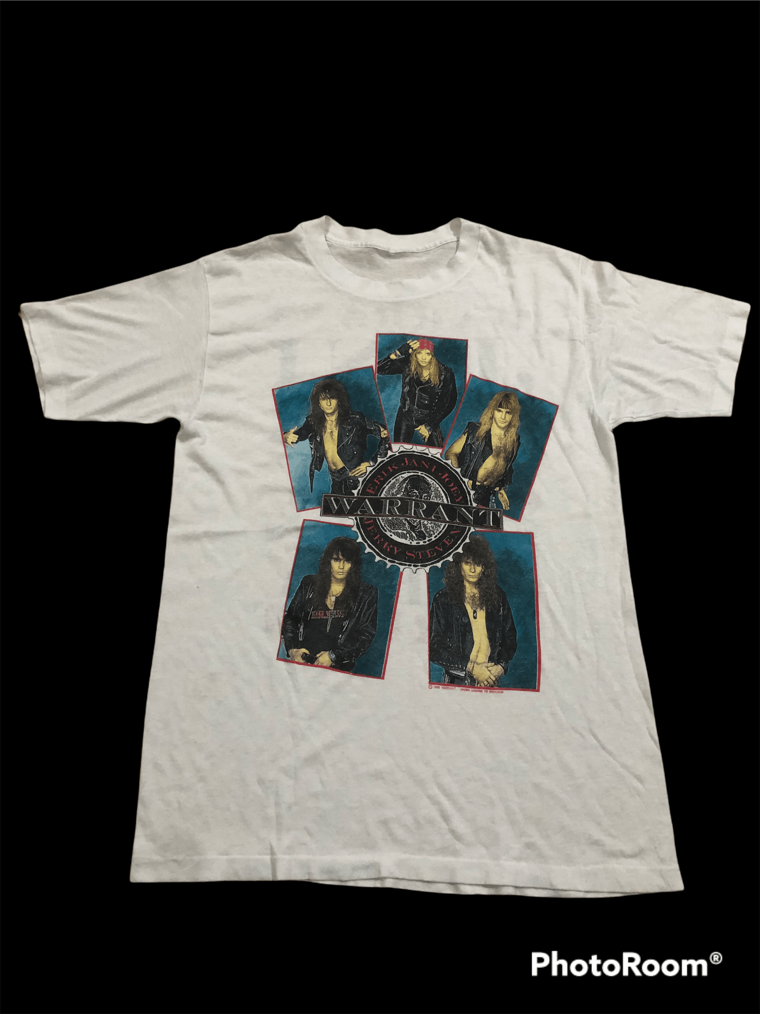 Band Tees × Vintage Vintage warrant copyright brockum Size US M / EU 48-50 / 2 - 1 Thumbnail