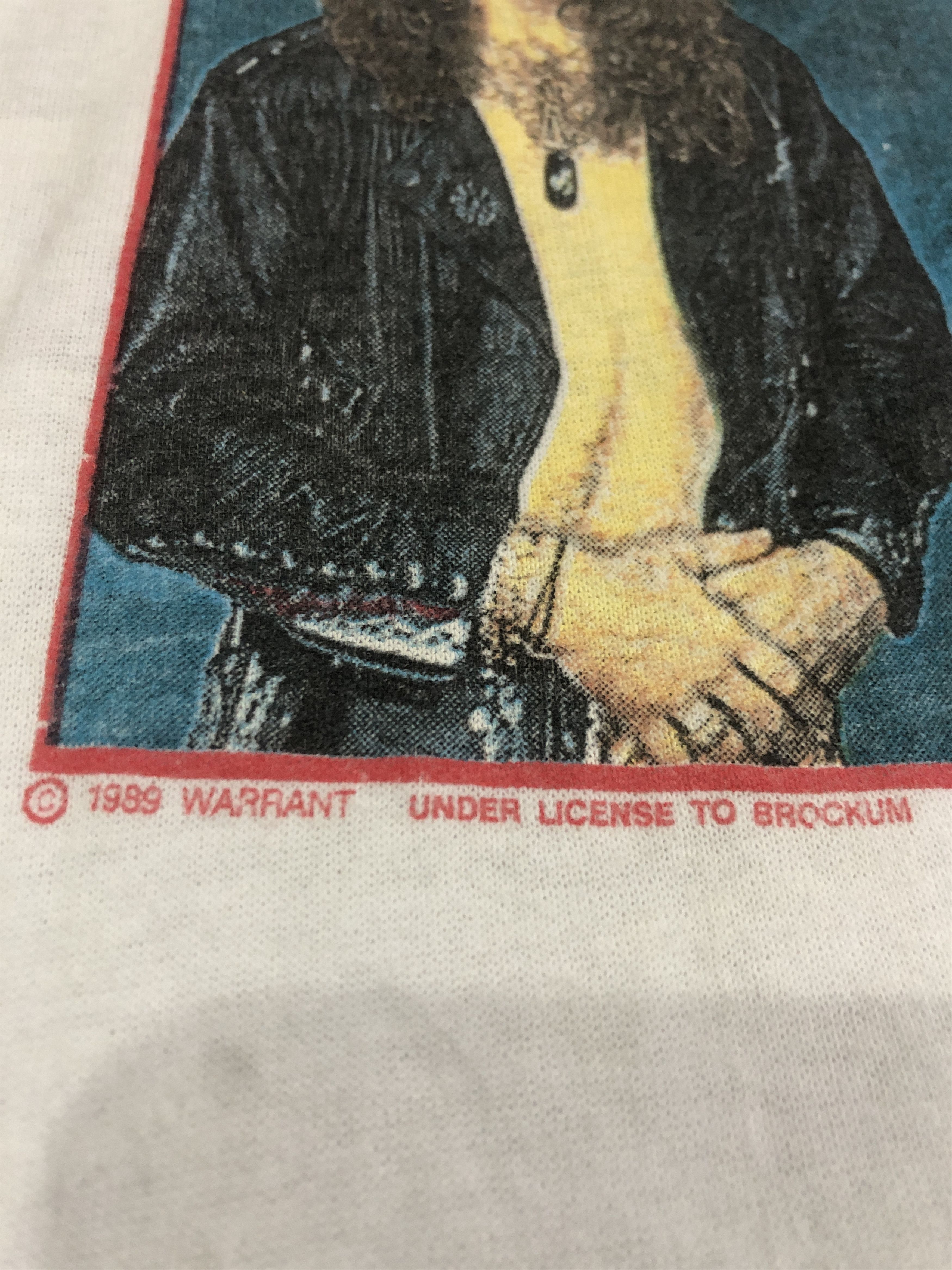 Band Tees × Vintage Vintage warrant copyright brockum Size US M / EU 48-50 / 2 - 3 Thumbnail