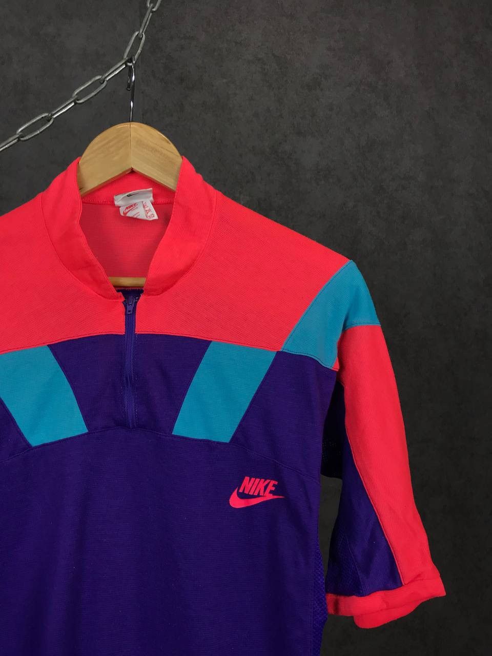 Nike Nike swoosh vintage cycle made in USA tee Size US M / EU 48-50 / 2 - 2 Thumbnail