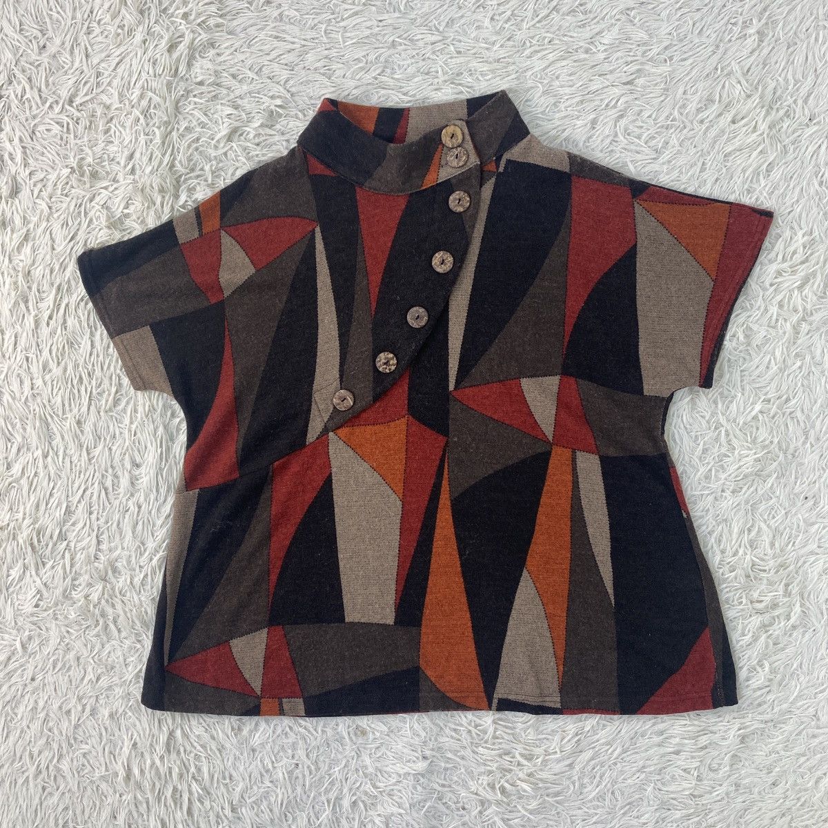 Designer 🔥LAST PRICE🔥 Nice Design Button Up Blouse Size M / US 6-8 / IT 42-44 - 2 Thumbnail