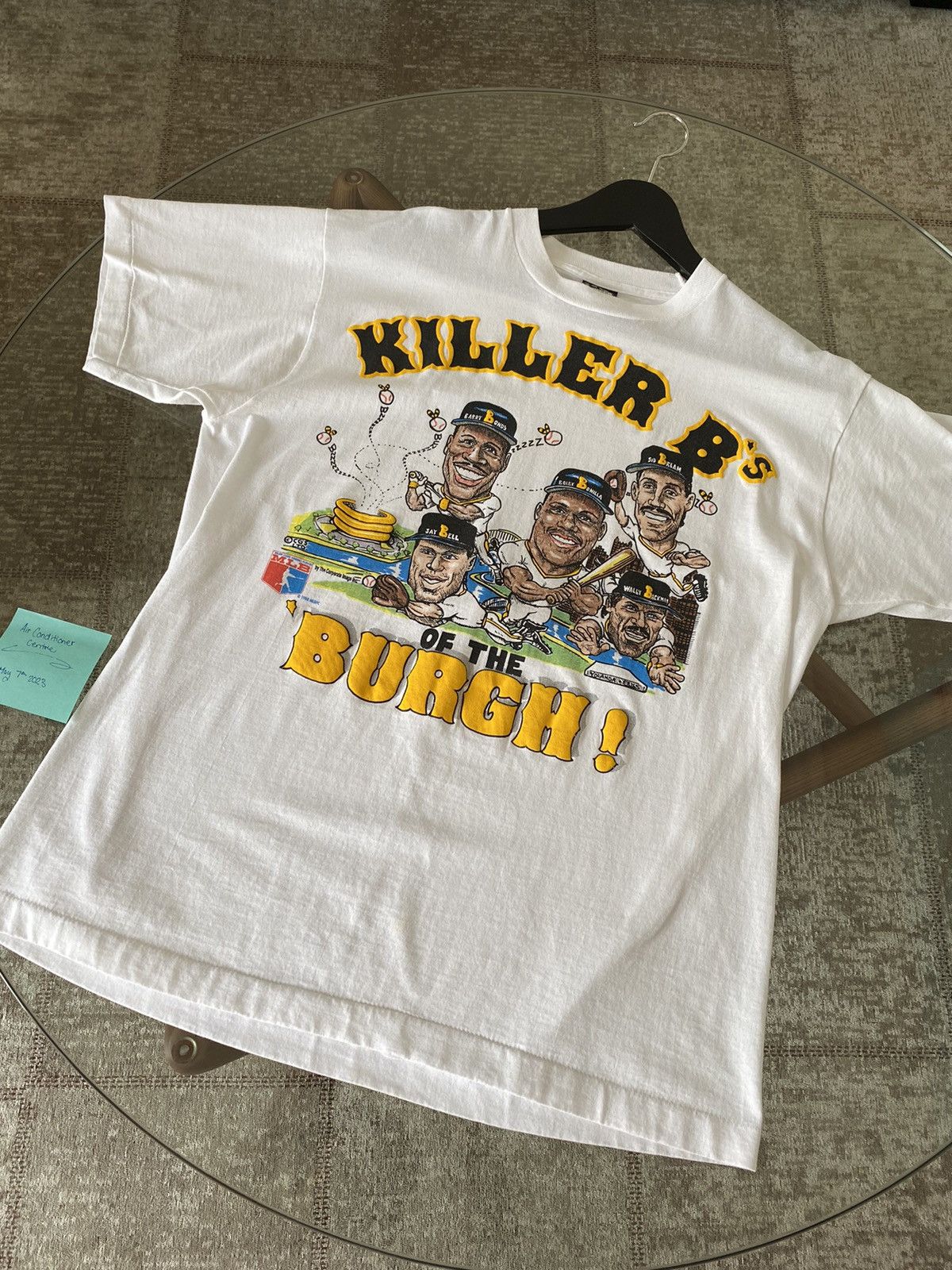 Nice Vintage Killer B's Pittsburgh Pirates Bubble Print Size L T Shirt. NWOT