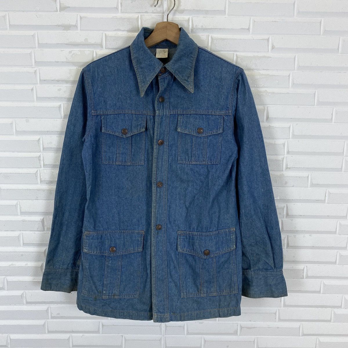 Japanese Brand 🔥LAST PRICE🔥 Big Yank Japanese Snap Button Up Denim Jacket Size M / US 6-8 / IT 42-44 - 2 Thumbnail
