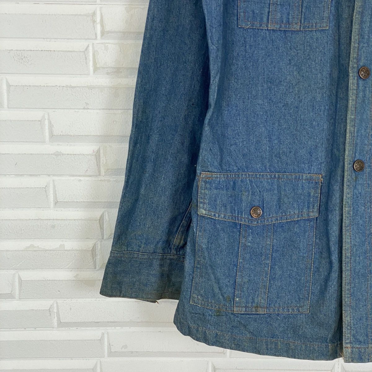Japanese Brand 🔥LAST PRICE🔥 Big Yank Japanese Snap Button Up Denim Jacket Size M / US 6-8 / IT 42-44 - 3 Thumbnail