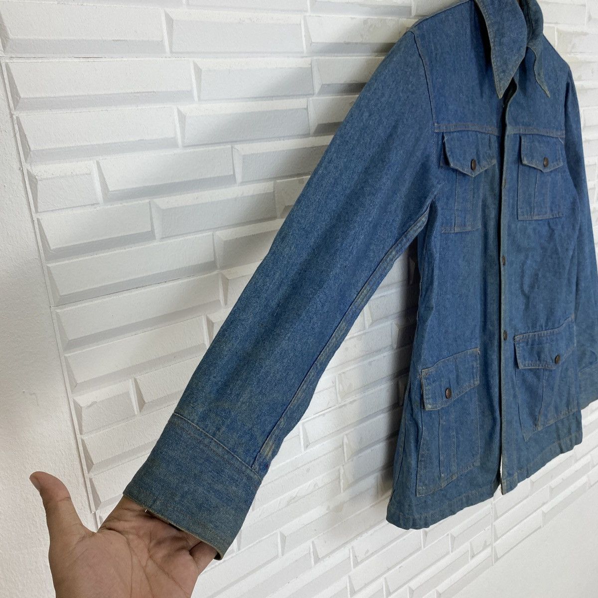 Japanese Brand 🔥LAST PRICE🔥 Big Yank Japanese Snap Button Up Denim Jacket Size M / US 6-8 / IT 42-44 - 8 Thumbnail