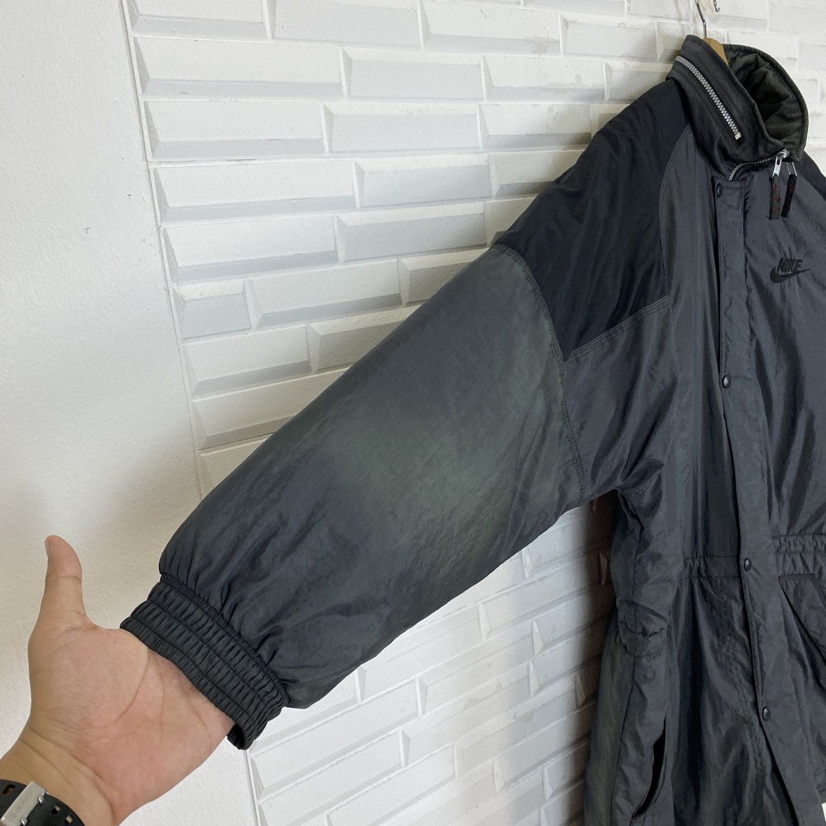 Nike Nike Long Winter Jacket Hooded Swoosh Size US M / EU 48-50 / 2 - 8 Thumbnail