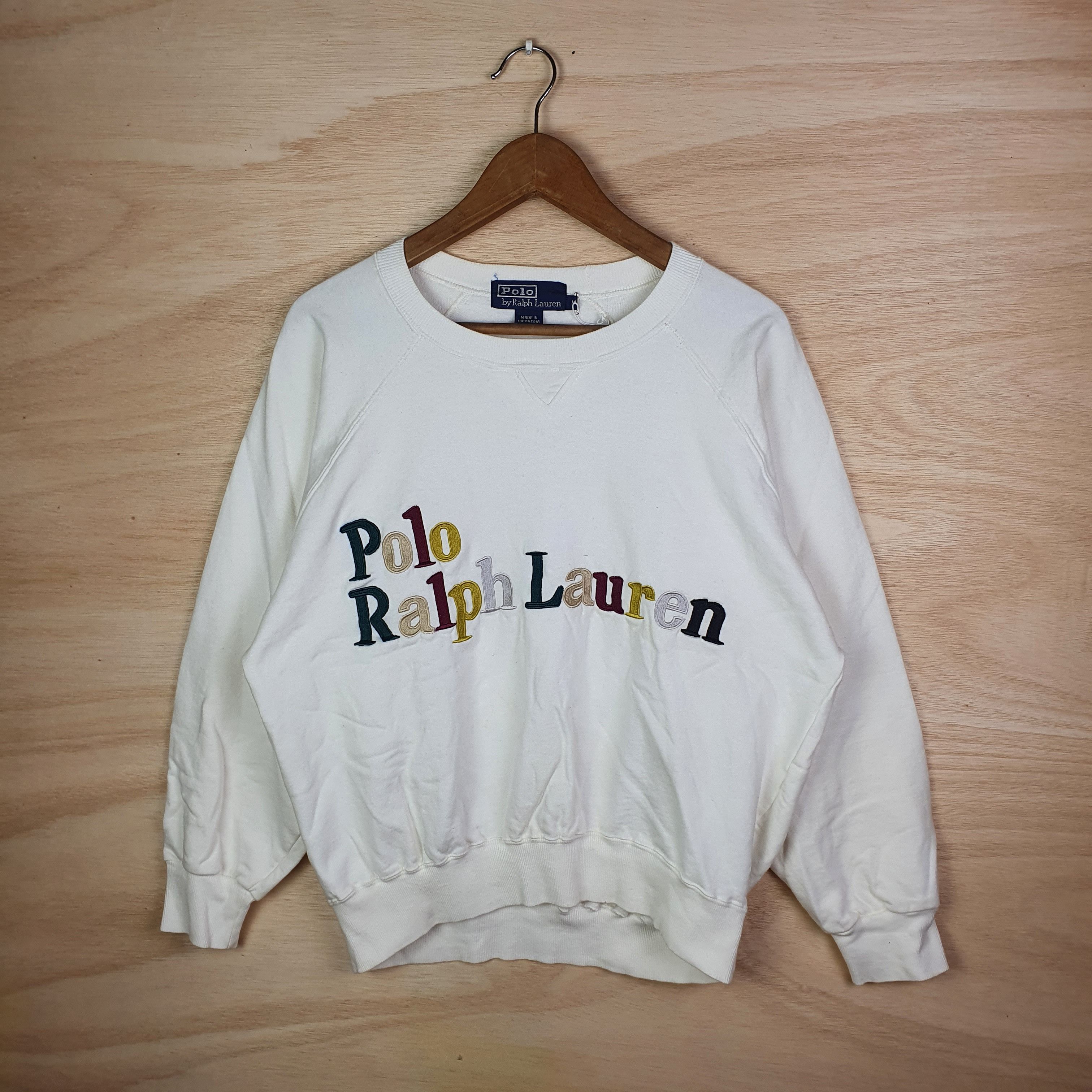Polo Ralph Lauren × Ralph Lauren × Ralph Lauren Blue Label BAGGY SWEATSHIRT POLO RALPH LAUREN COLOURWAY Size M / US 6-8 / IT 42-44 - 1 Thumbnail