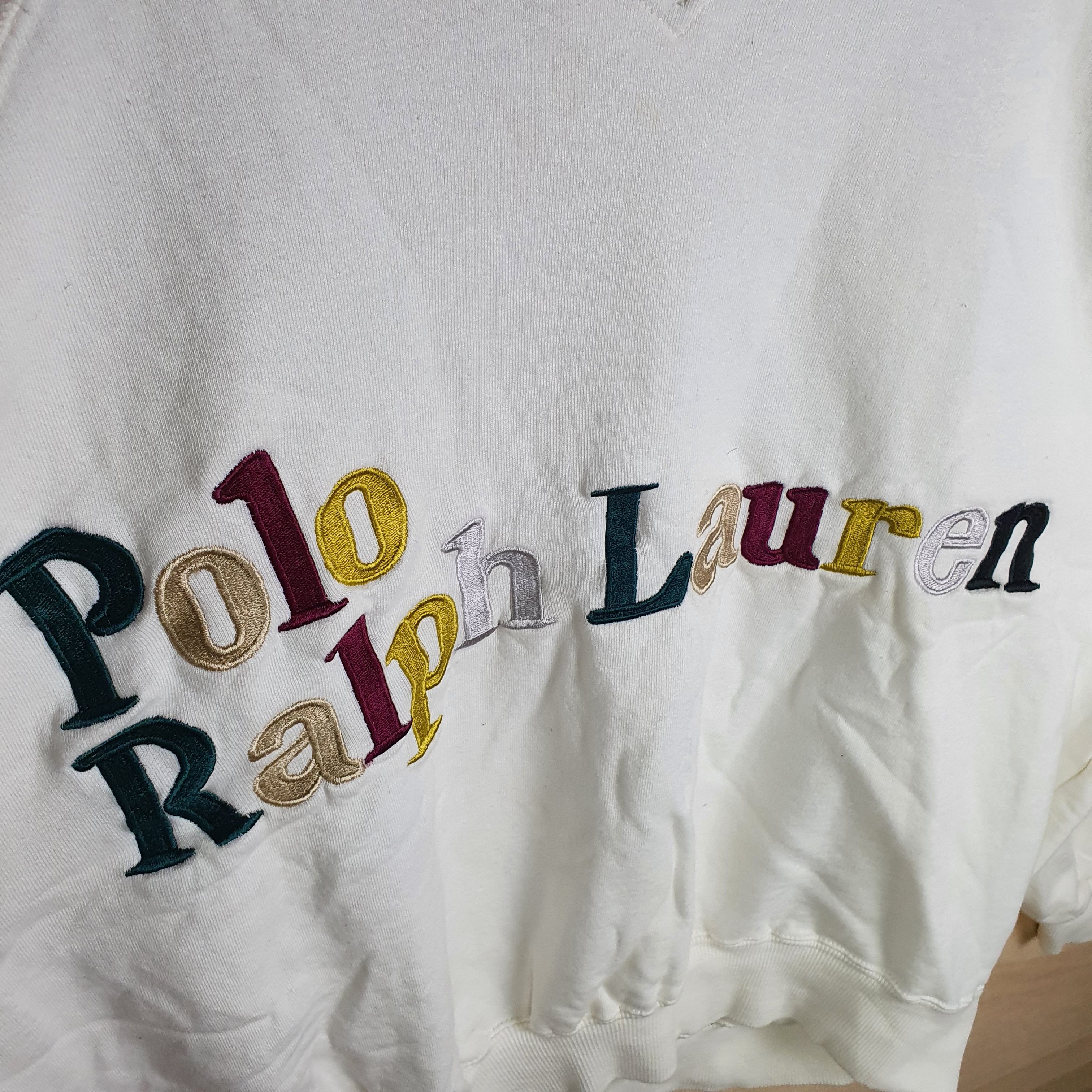 Polo Ralph Lauren × Ralph Lauren × Ralph Lauren Blue Label BAGGY SWEATSHIRT POLO RALPH LAUREN COLOURWAY Size M / US 6-8 / IT 42-44 - 3 Thumbnail