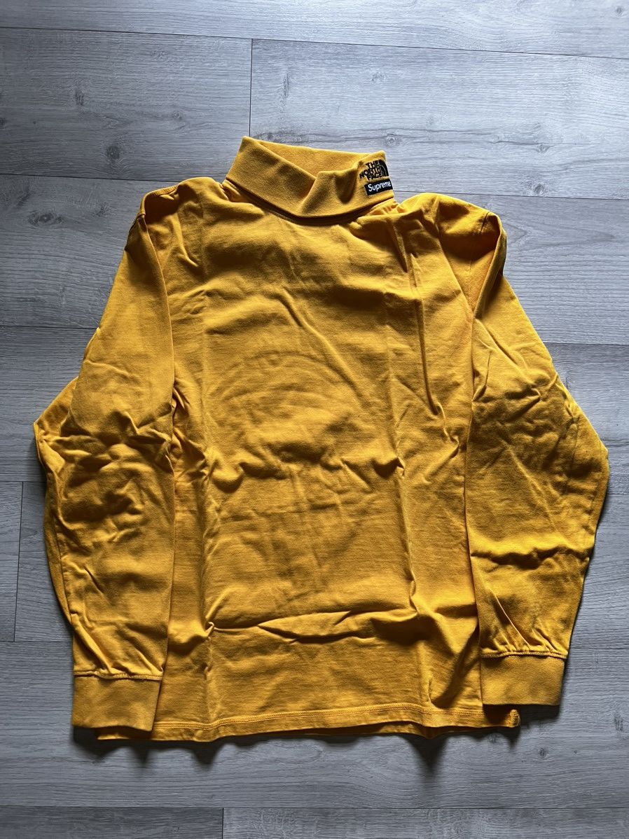 image of Supreme x The North Face Rtg Turtleneck in Gold, Men's (Size Medium)