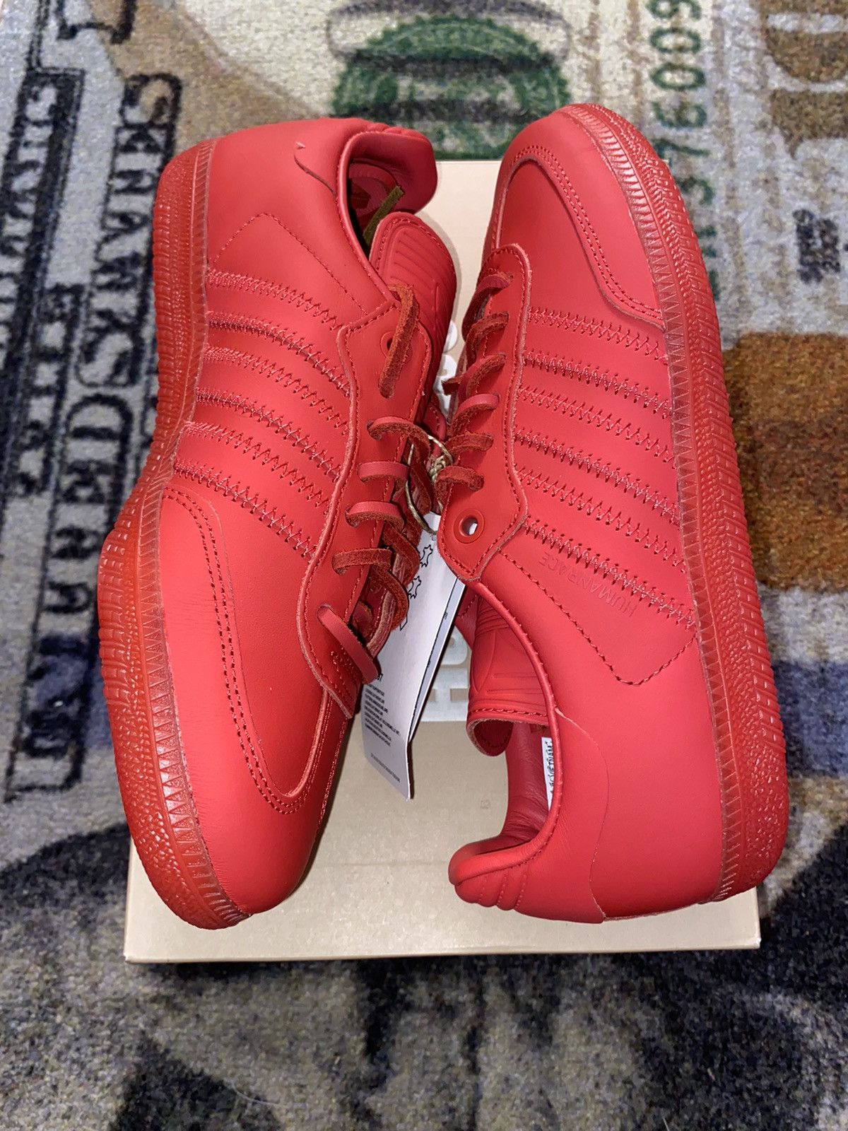 Adidas × Pharrell Adidas Samba Pharrell Humanrace Red Size US 12 / EU 45 - 1 Thumbnail