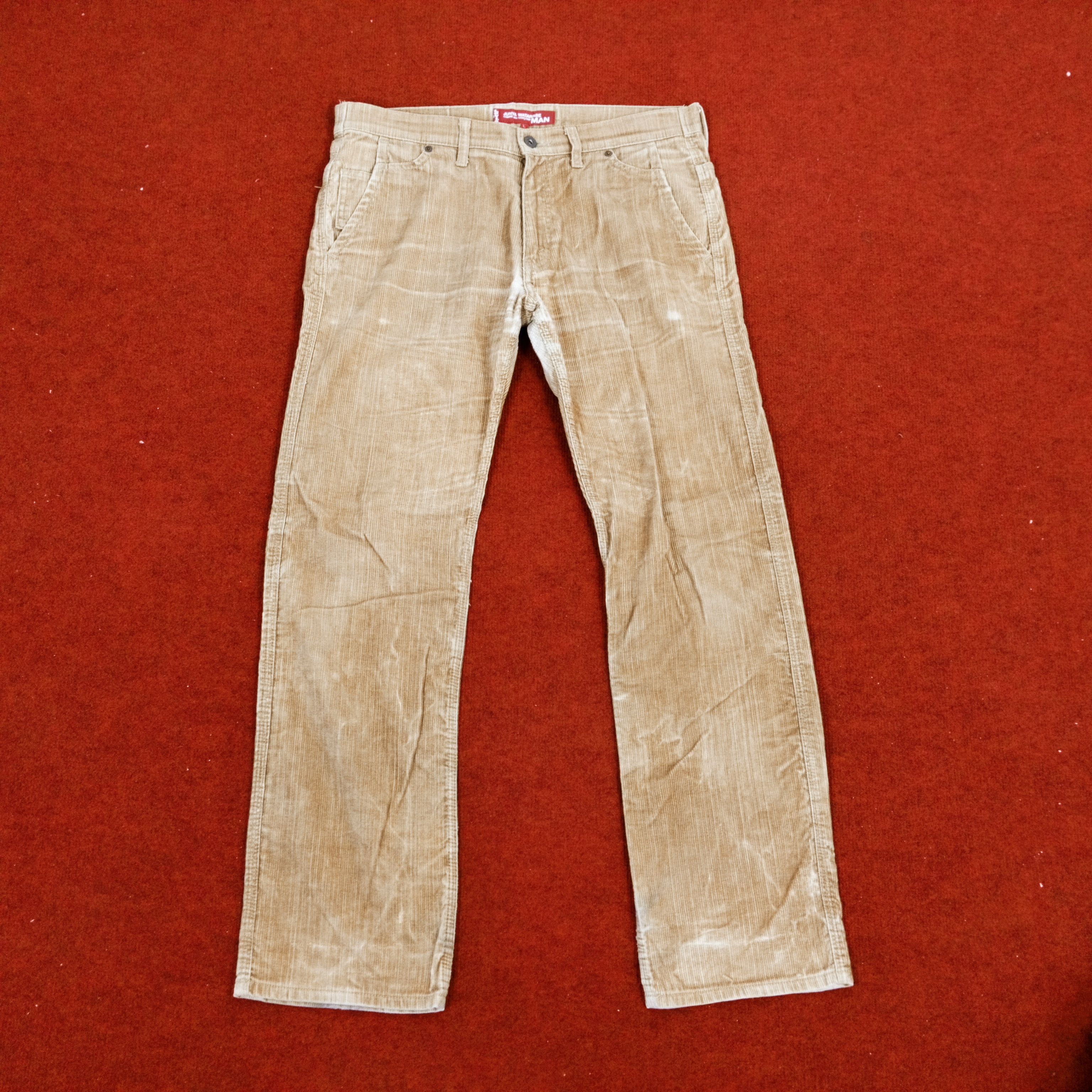 Pre-owned Comme Des Garcons X Junya Watanabe Comme Des Garcons X Levi's Corduroy Design Pants In Brown