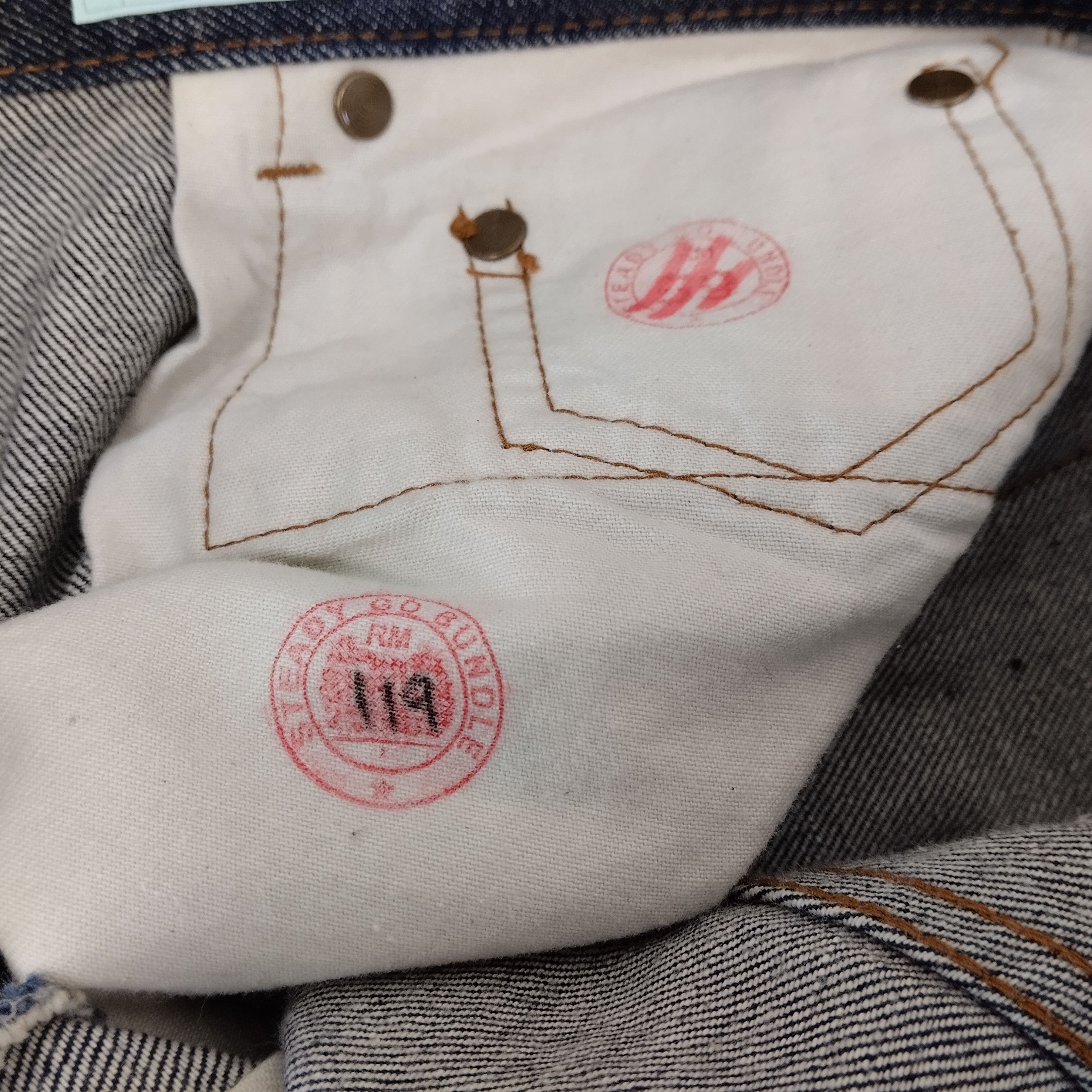 Hysteric Glamour × Japanese Brand × Vintage Hysteric Glamour Japanese Brand Custom Logo Denim Jeans Size US 29 - 9 Thumbnail