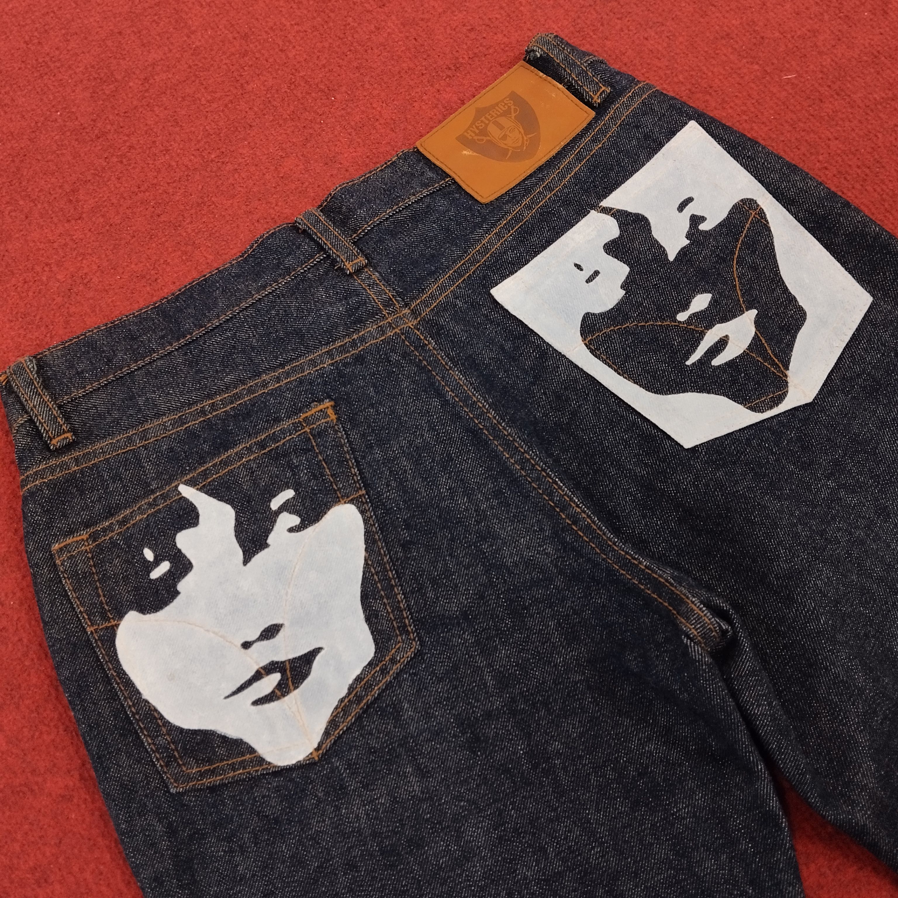 Hysteric Glamour × Japanese Brand × Vintage Hysteric Glamour Japanese Brand Custom Logo Denim Jeans Size US 29 - 13 Thumbnail