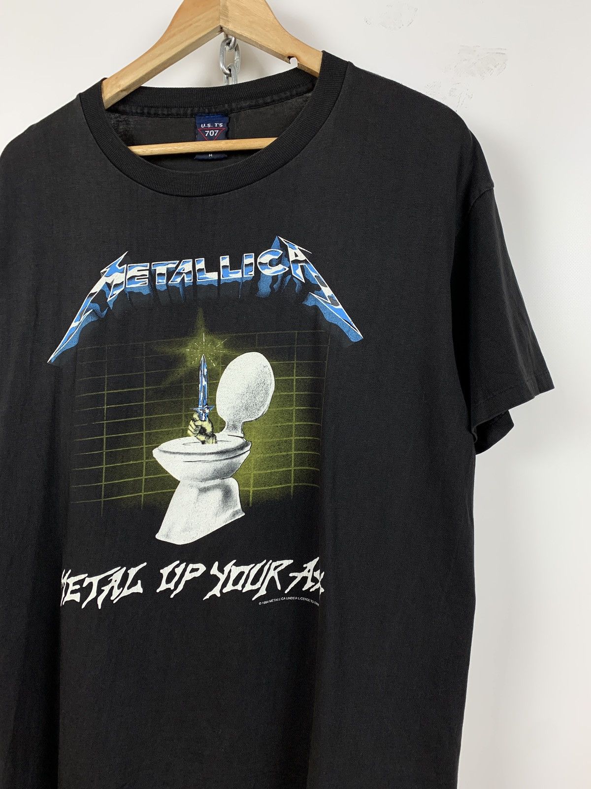 Band Tees 1994 Vintage Metallica Metal Up Your Ass Kanye Style T-Shirt Size US M / EU 48-50 / 2 - 5 Thumbnail
