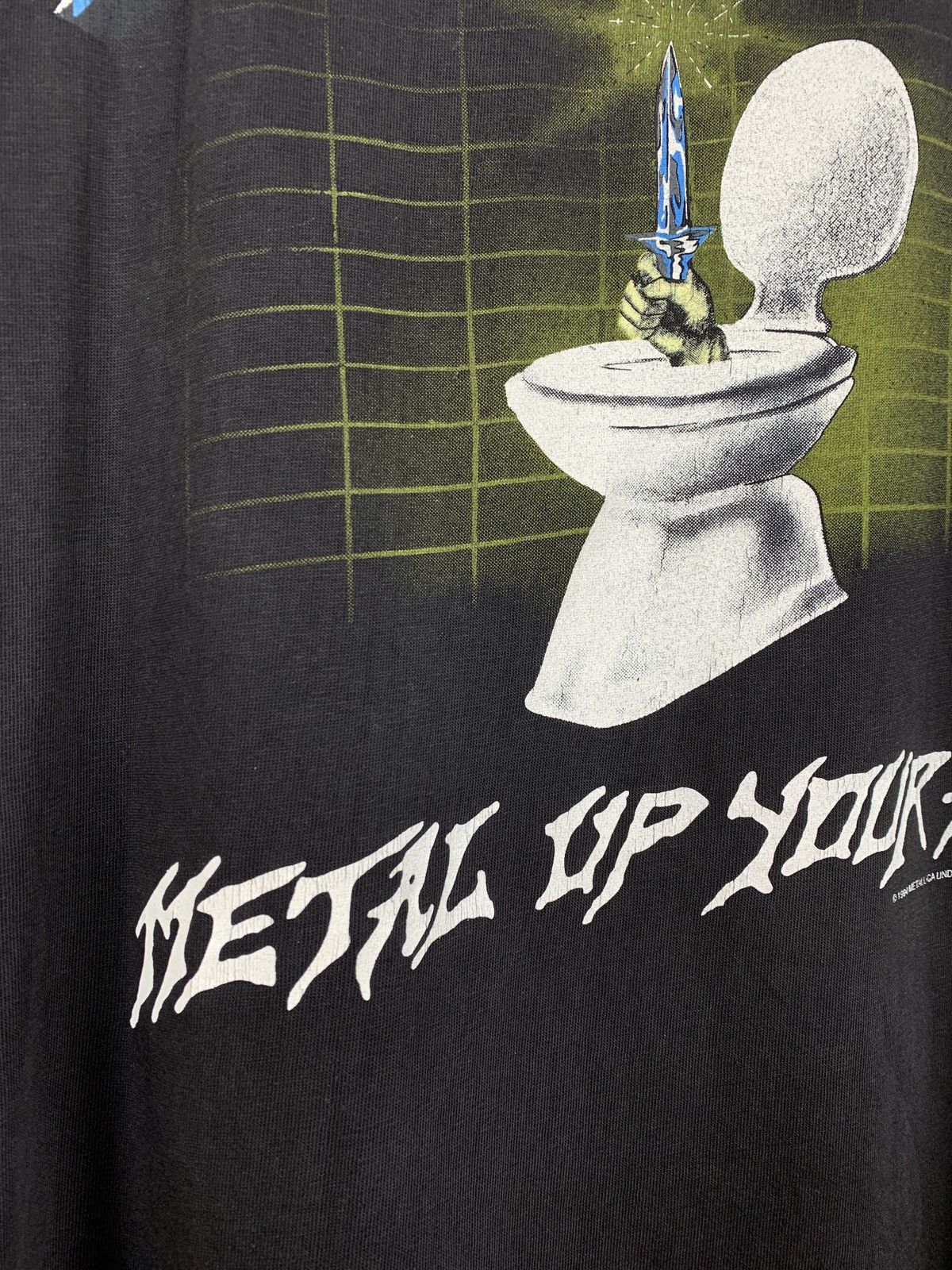 Band Tees 1994 Vintage Metallica Metal Up Your Ass Kanye Style T-Shirt Size US M / EU 48-50 / 2 - 12 Thumbnail