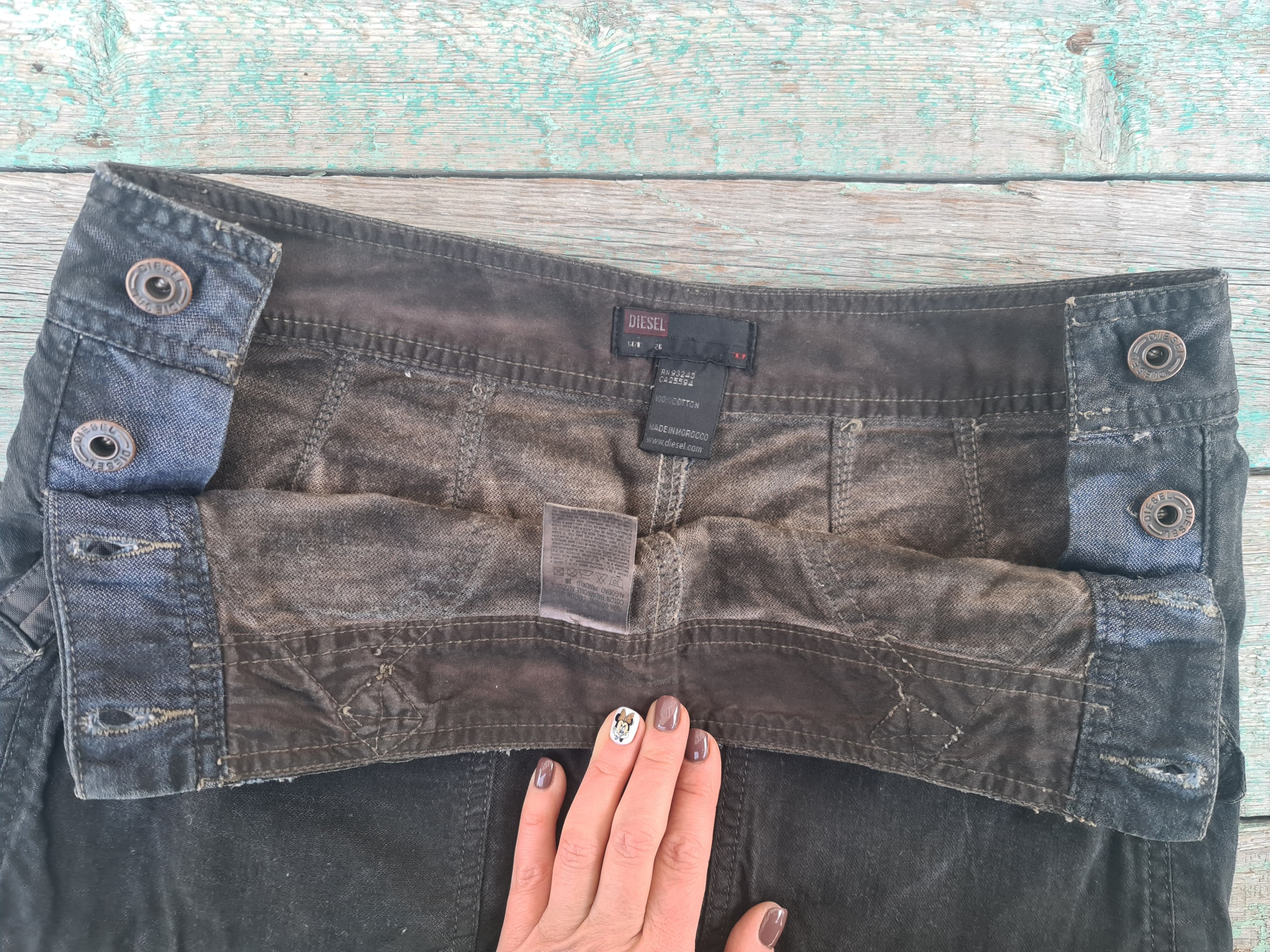 Diesel × Vintage Rare 🔥 Vintage Diesel jeans mini skirt nice design Size 26" / US 2 / IT 38 - 7 Thumbnail