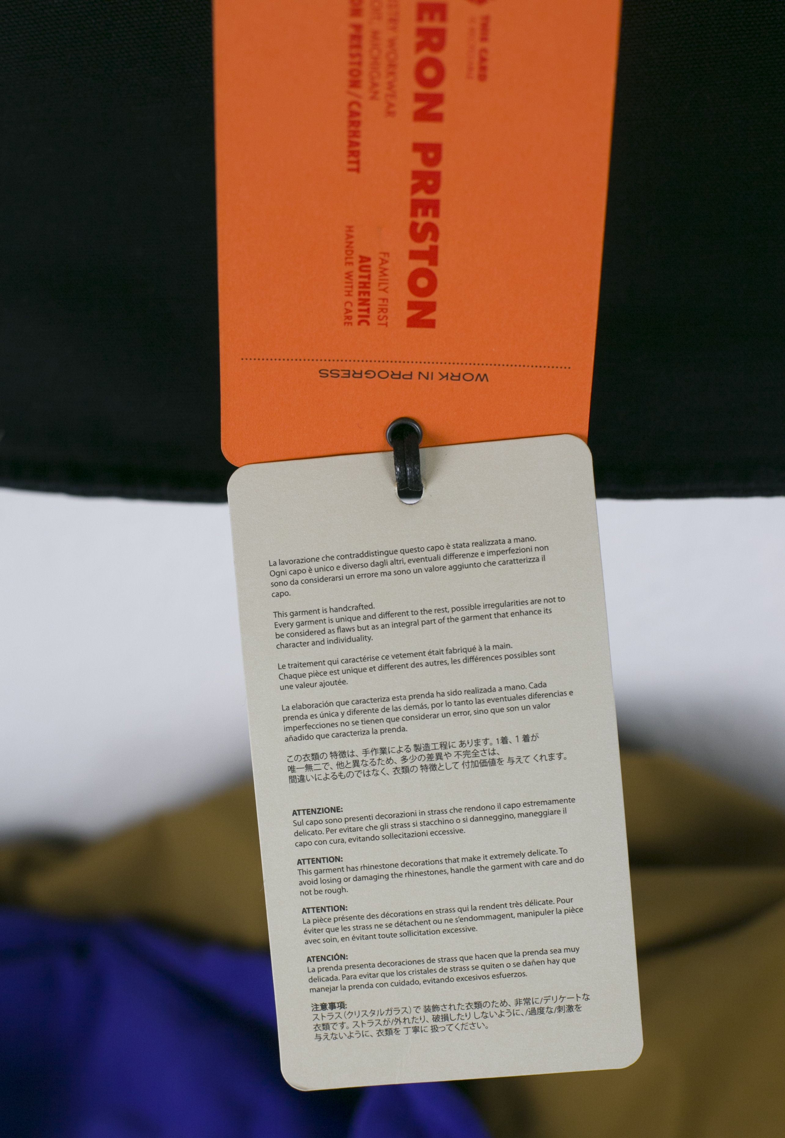 Carhartt × Carhartt Wip × Heron Preston NWT HP X CARHARTT VEST BLACK CRYSTAL HERON PRESTON Size S Size US S / EU 44-46 / 1 - 5 Thumbnail