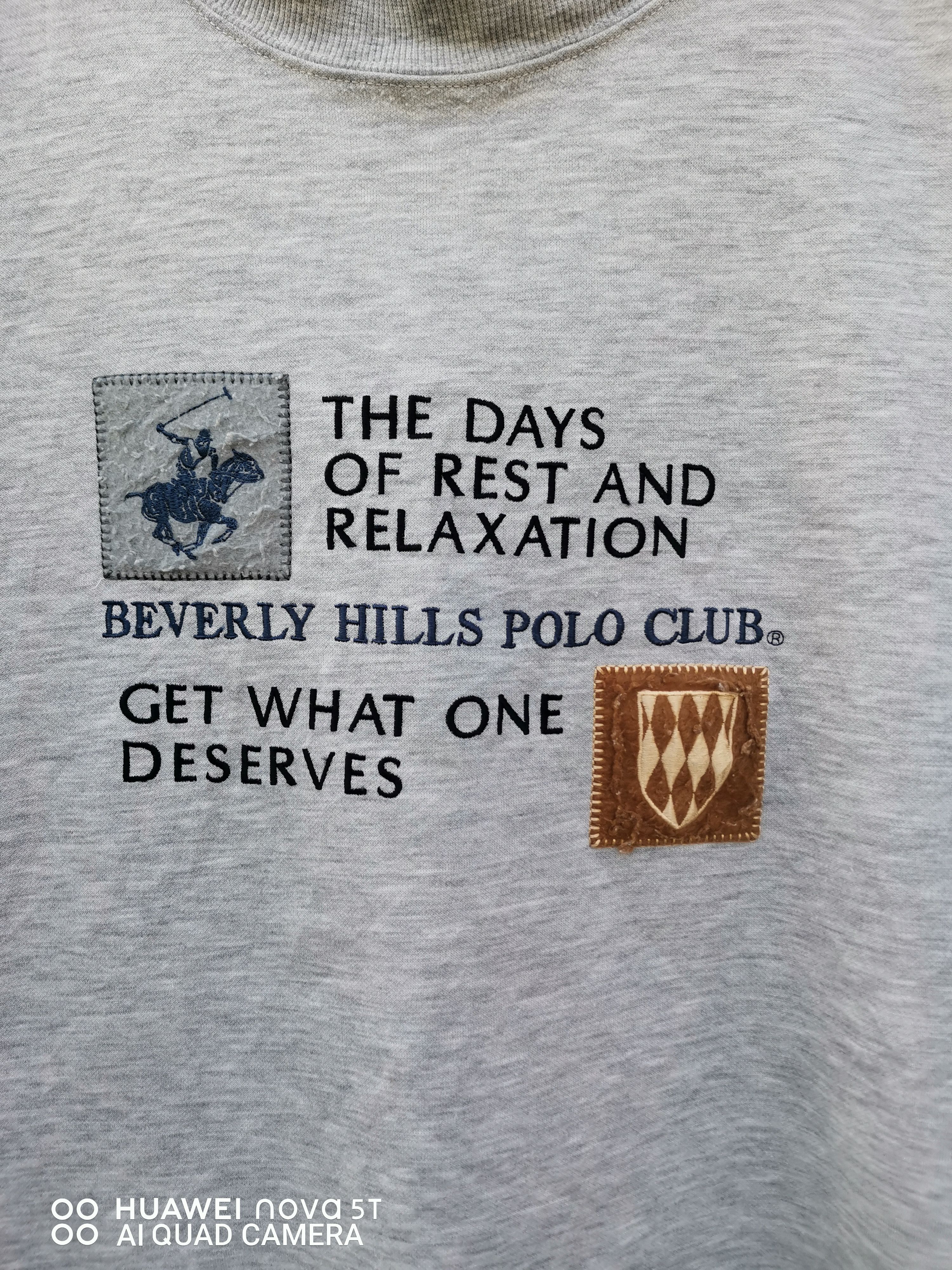 Beverly Hills Polo Club Vintage 90s Beverly Hills Polo Club Sweatshirt Size US L / EU 52-54 / 3 - 2 Thumbnail