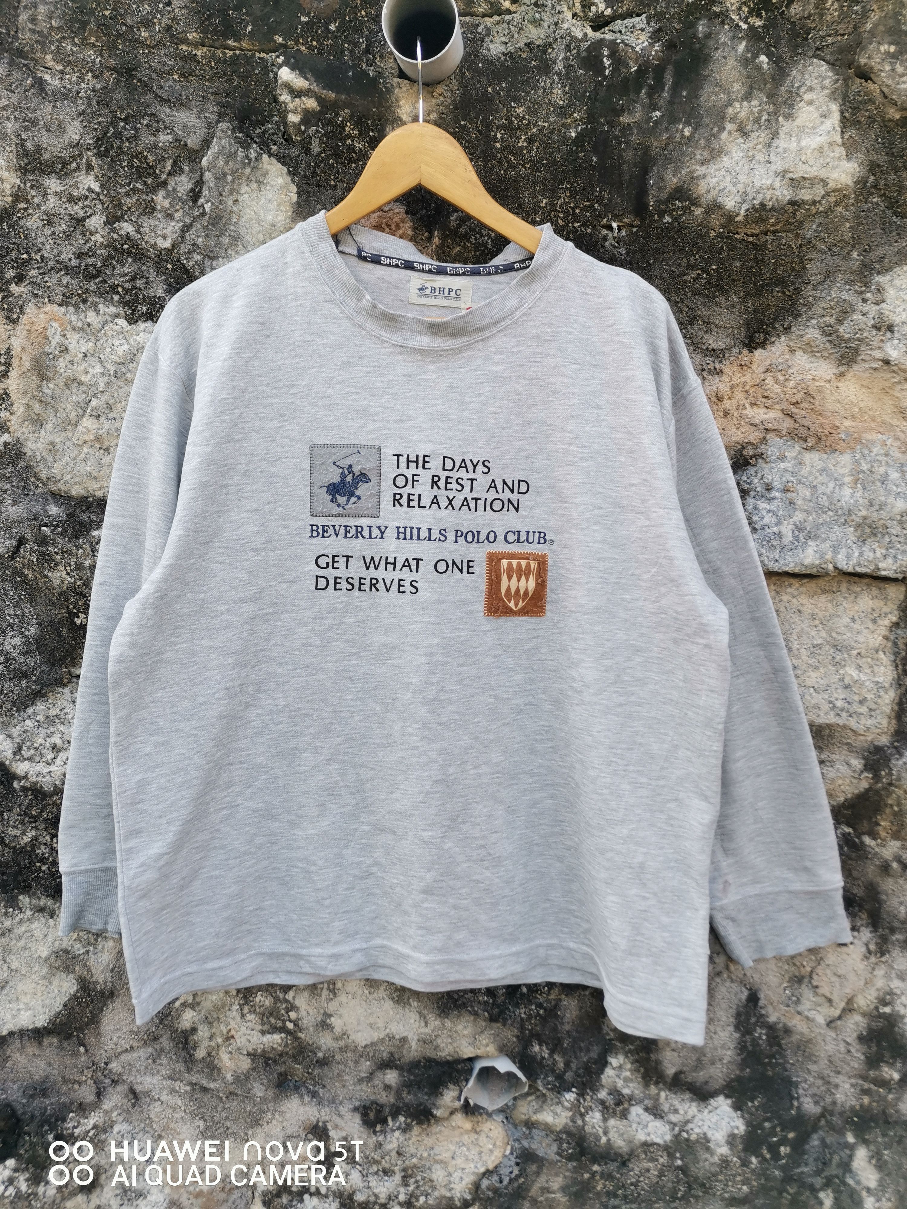 Beverly Hills Polo Club Vintage 90s Beverly Hills Polo Club Sweatshirt Size US L / EU 52-54 / 3 - 1 Thumbnail