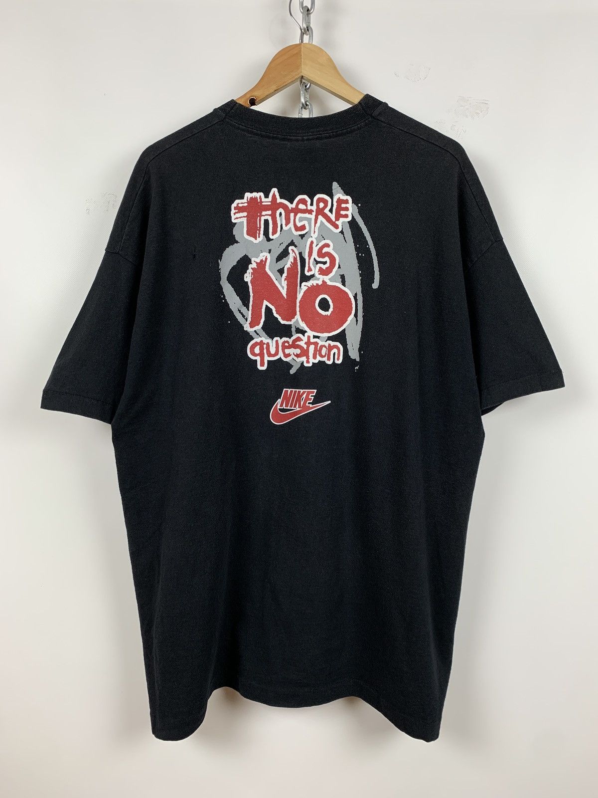 Nike 90s Vintage Nike To Hoop Or Not To Hoop Single Stitch Tee Size US XL / EU 56 / 4 - 2 Thumbnail