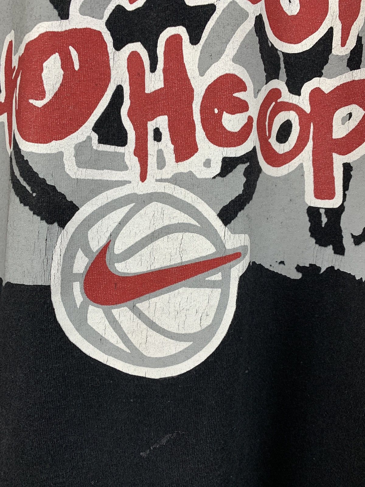 Nike 90s Vintage Nike To Hoop Or Not To Hoop Single Stitch Tee Size US XL / EU 56 / 4 - 7 Thumbnail