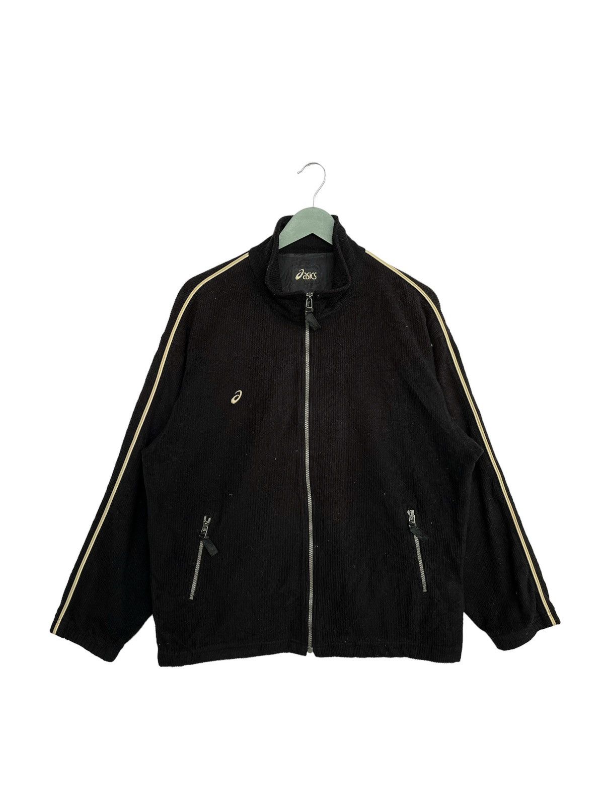 Asics Vintage 90s Asics Track-top Jacket Size US L / EU 52-54 / 3 - 1 Thumbnail