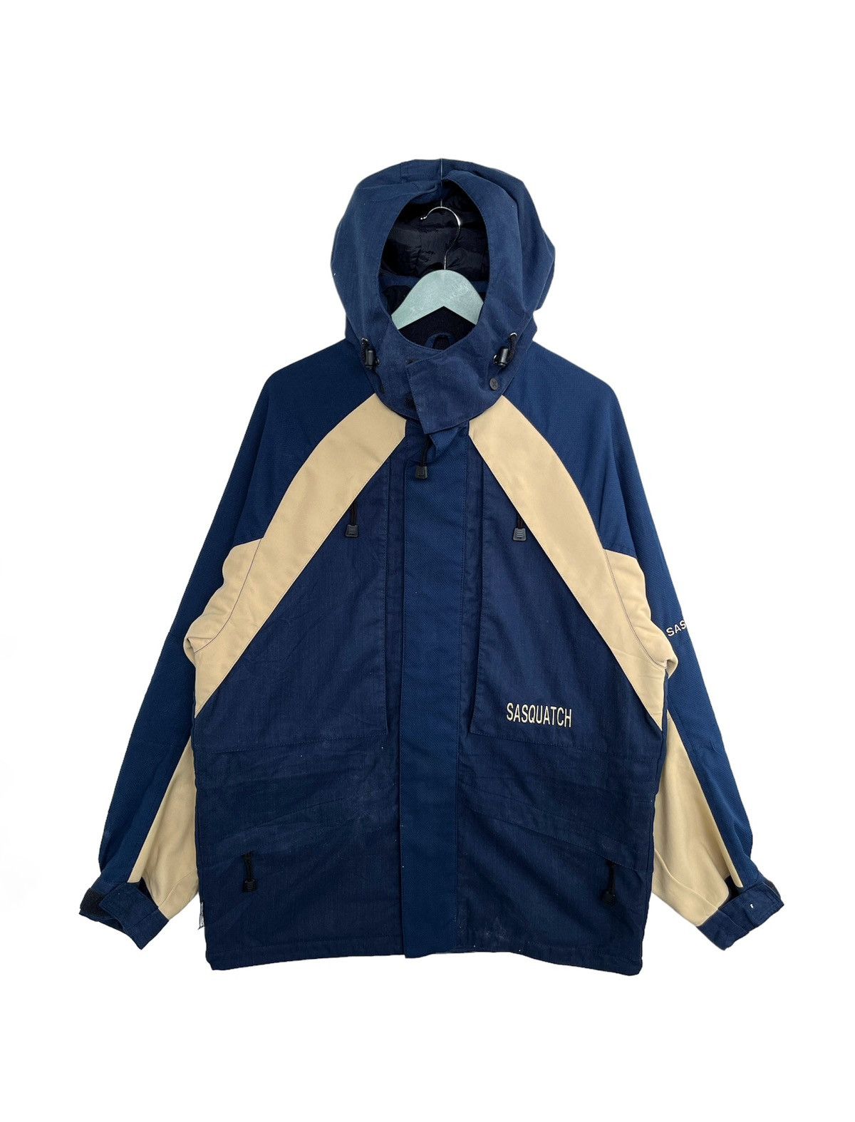 image of Sasquatchfabrix x Ski Vintage Sasquatch Jacket in Dark Blue, Men's (Size Large)