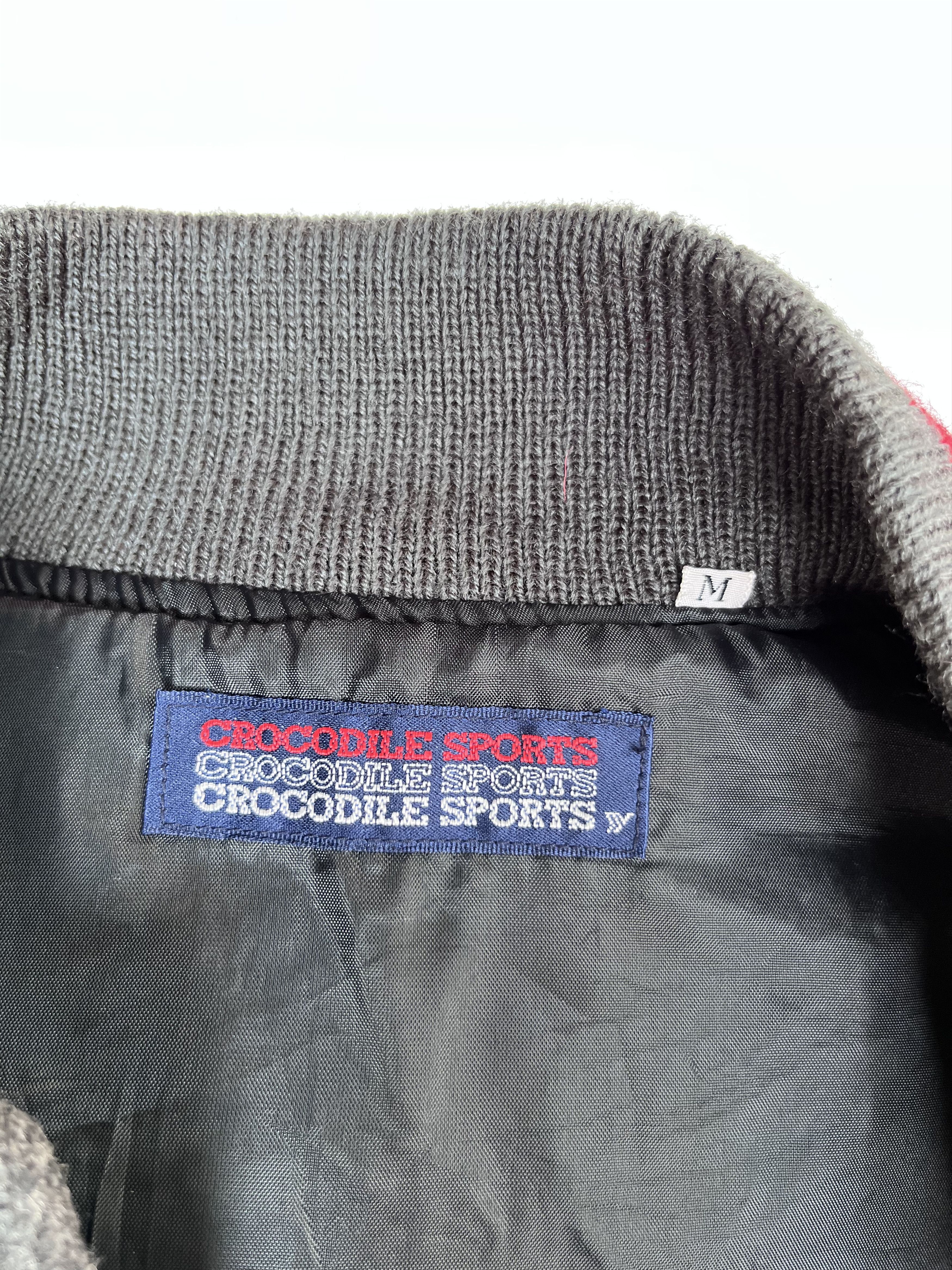 Vintage Vintage 90s Crocodile Sports Wool Varsity Jacket Size US M / EU 48-50 / 2 - 5 Thumbnail