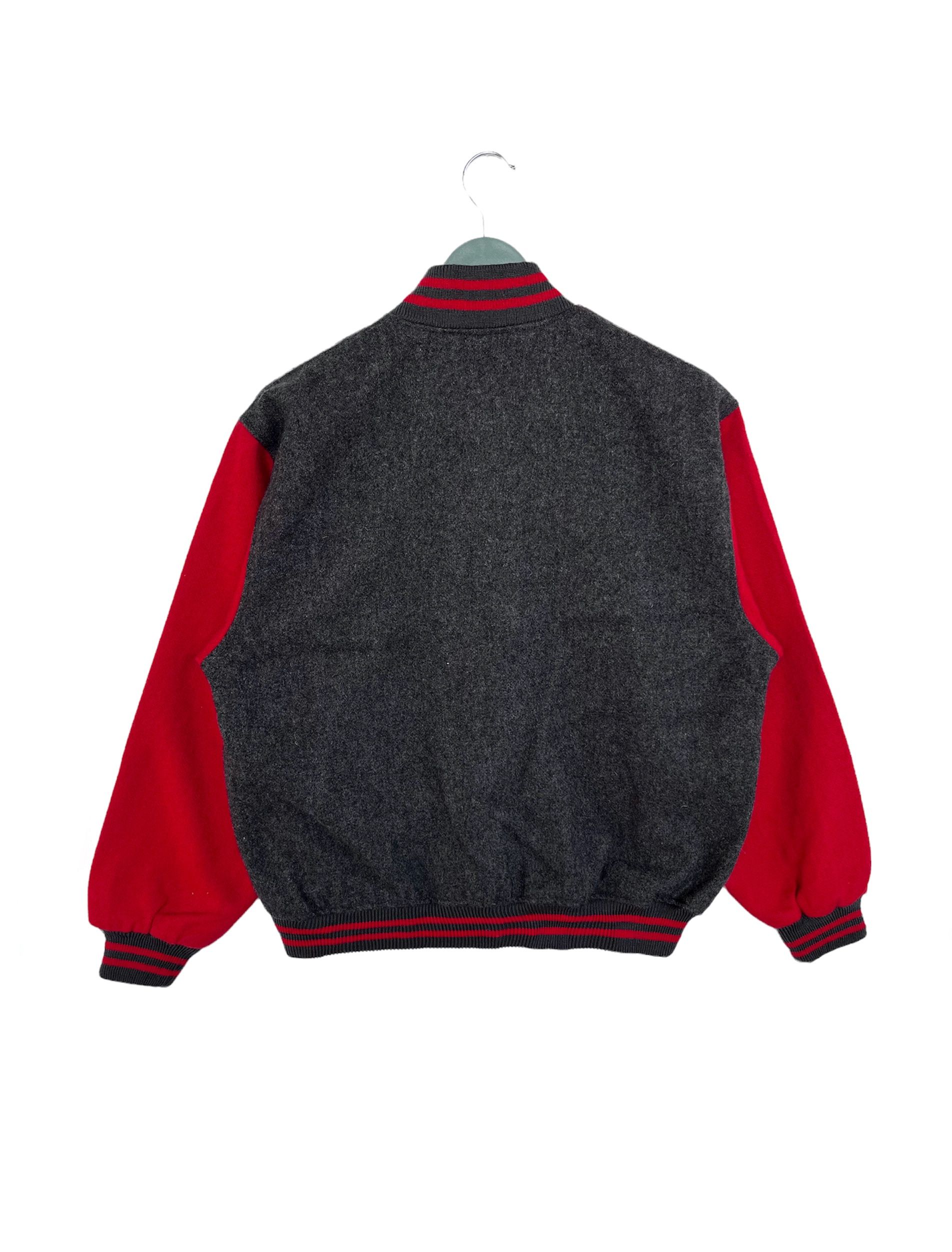 Vintage Vintage 90s Crocodile Sports Wool Varsity Jacket Size US M / EU 48-50 / 2 - 2 Thumbnail